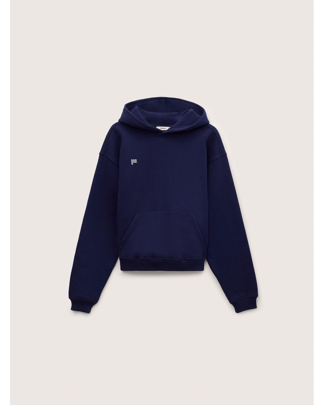 PANGAIA Blue Heavyweight Soft Organic Cotton Hoodie—Ocean