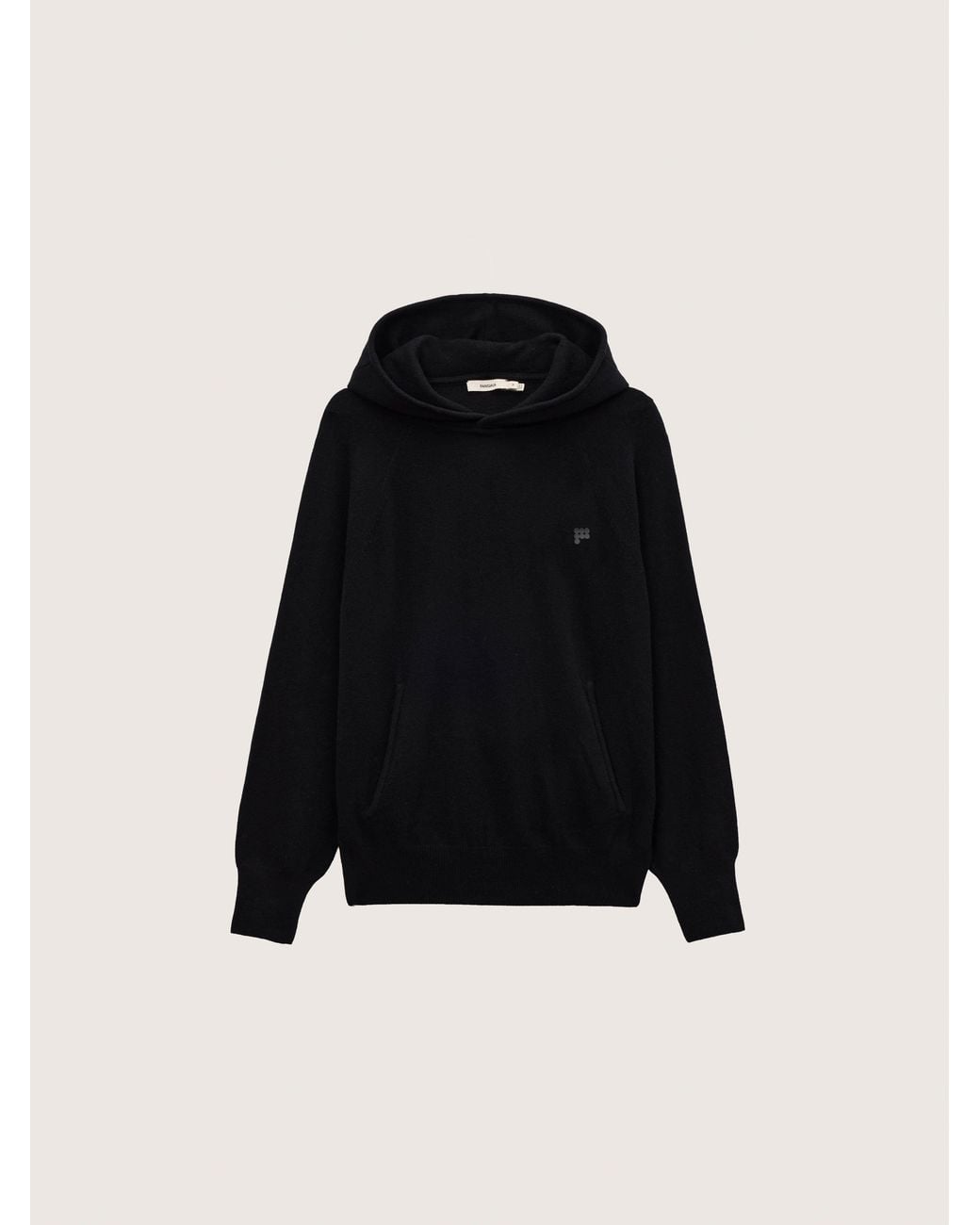 PANGAIA Blue Cashmere And Merino Wool Blend Soft Organic Cotton Hoodie for men