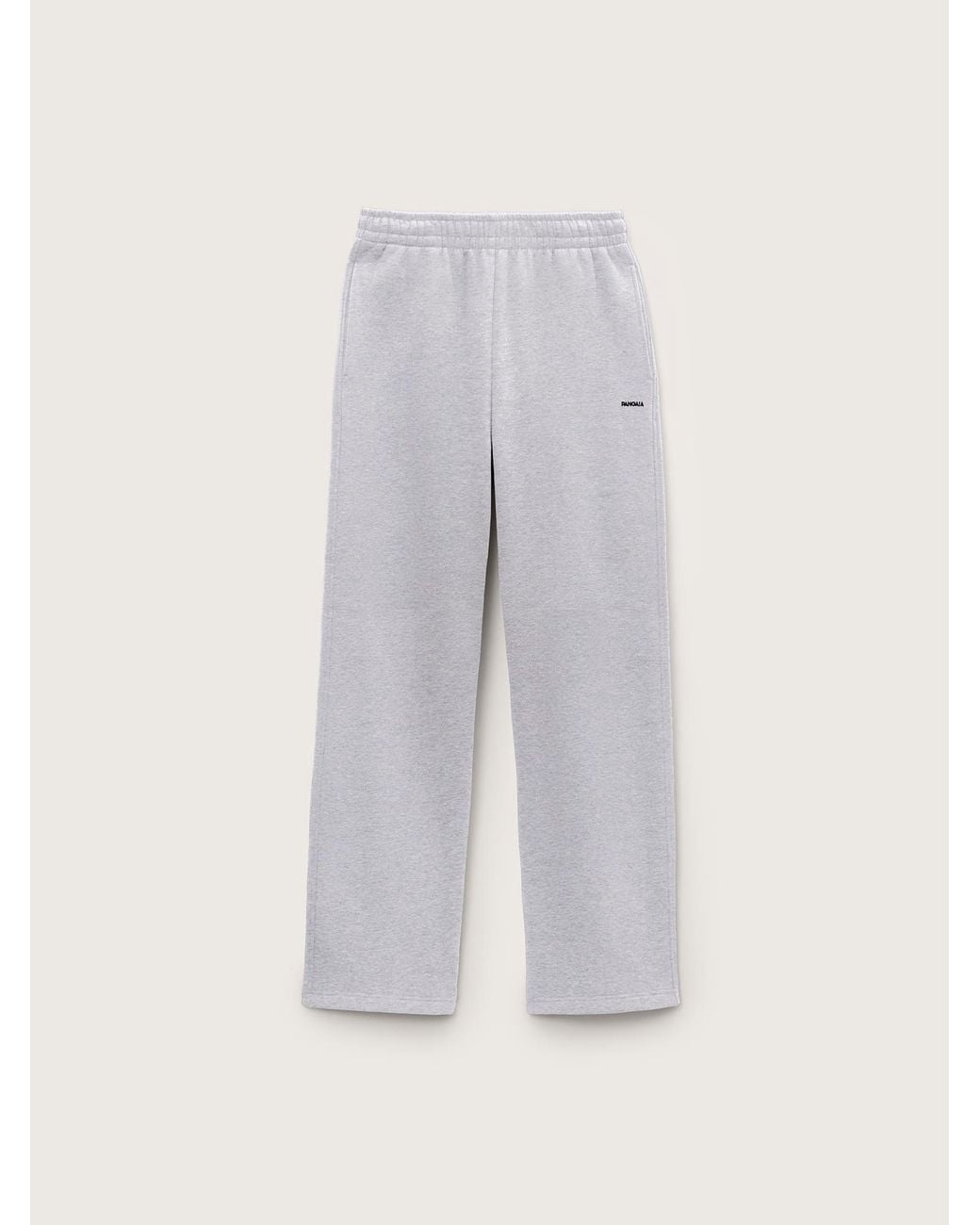 PANGAIA White Heavyweight Straight Leg Sweatpants— Marl for men