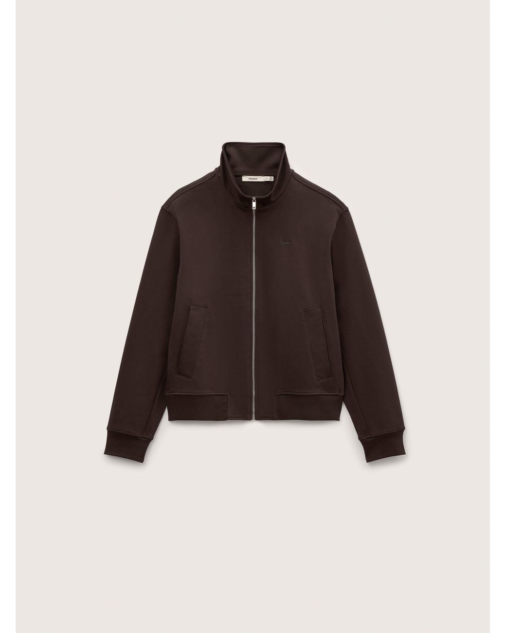 PANGAIA Brown Heavyweight Interlock Jacket—Obsidian Core for men