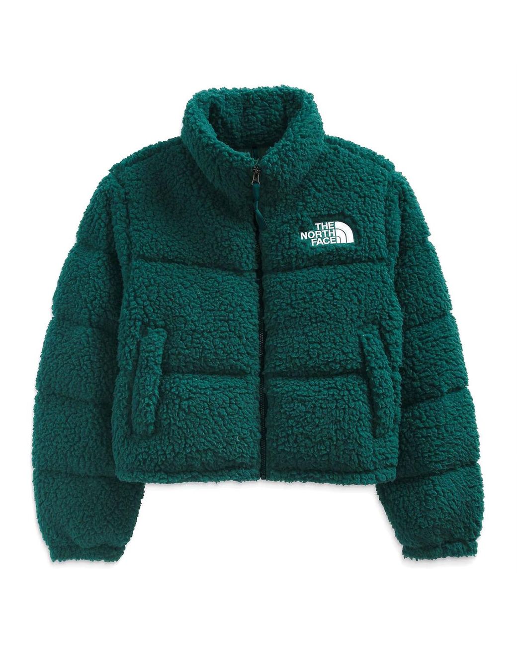 The North Face Sherpa Nuptse Jacket in Green Lyst