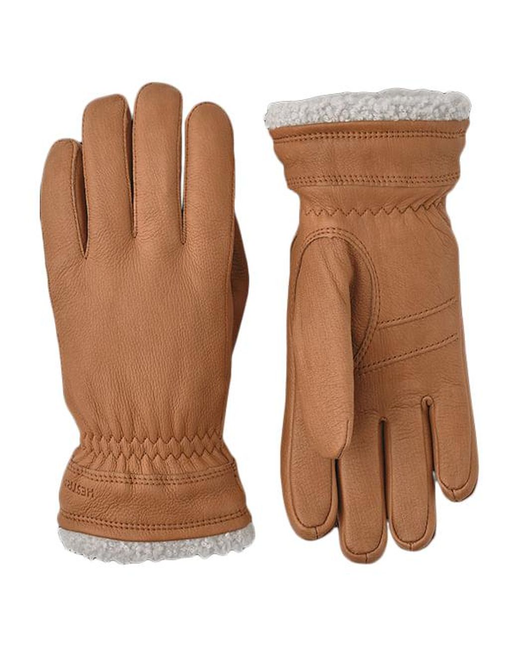 Hestra Gloves Wm Deerskin Primaloft Gl in Brown | Lyst