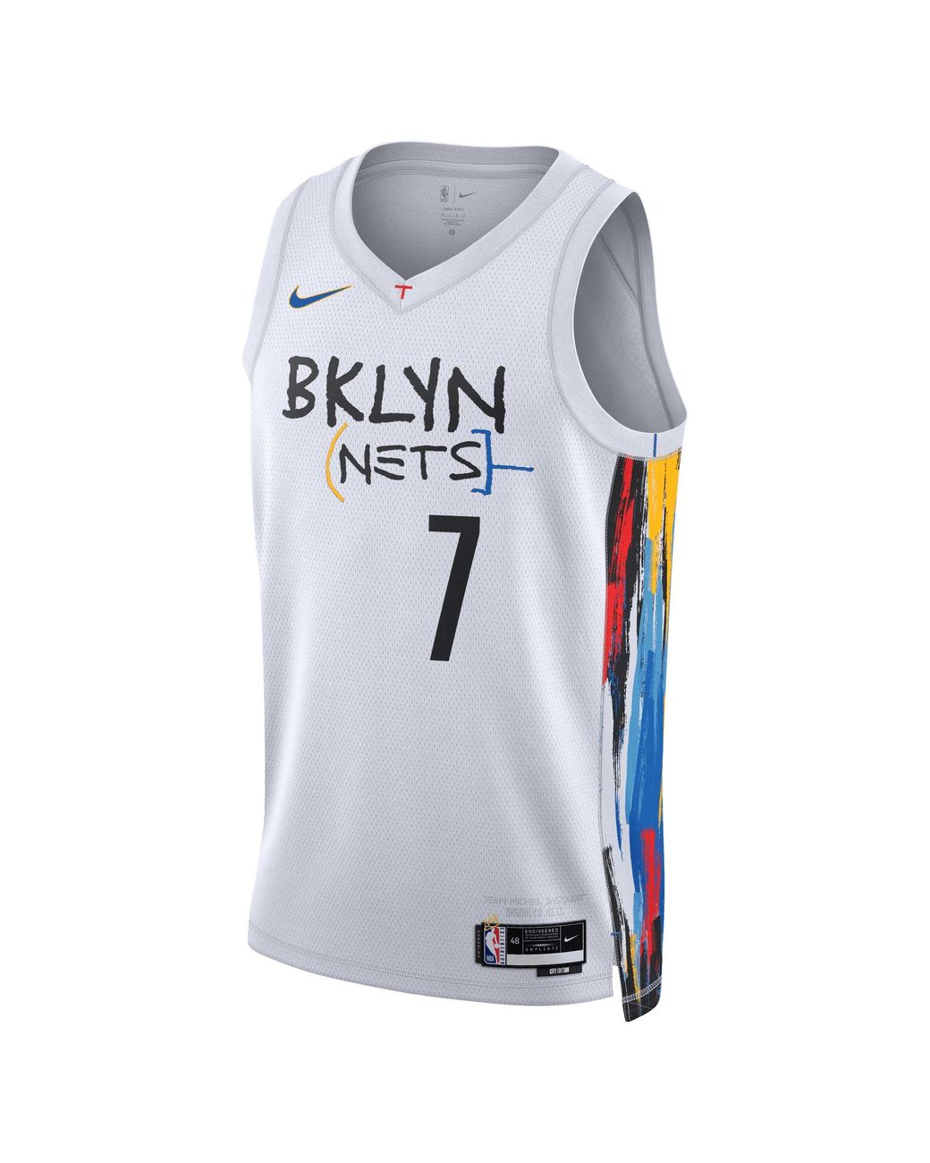 Brooklyn Nets - 2020-21 Nike Swingman Blank City Edition Jersey sz 48  (Large)