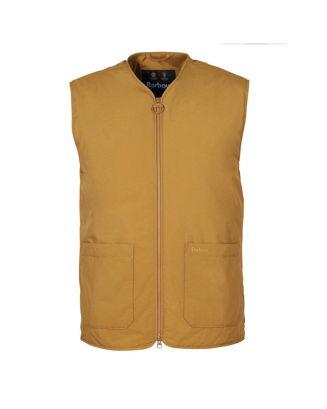 Barbour best sale orange gilet