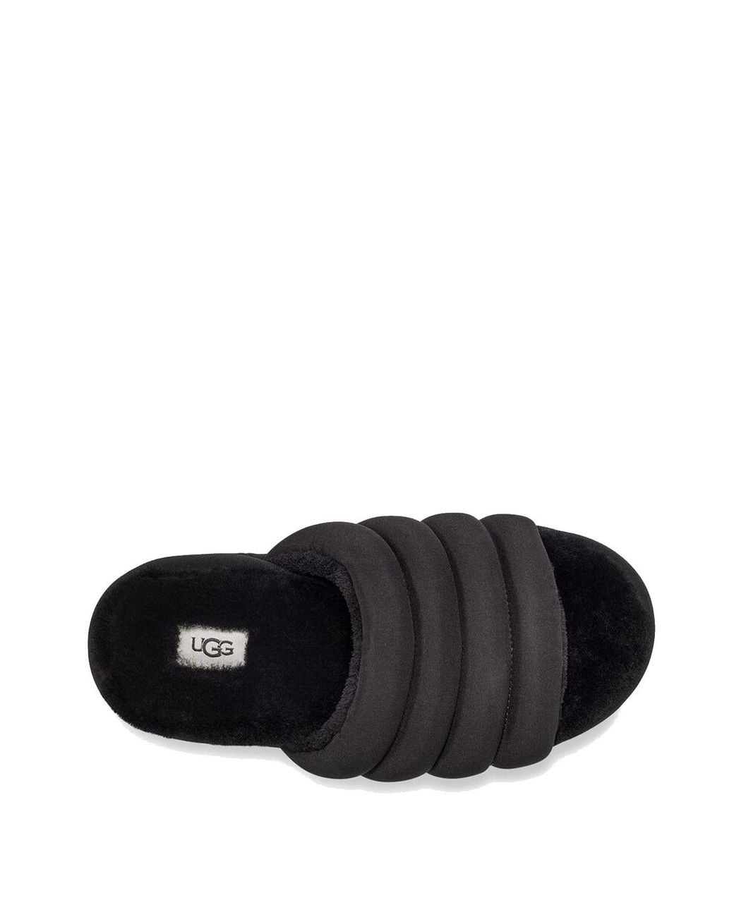 UGG Maxi Slide in Black | Lyst