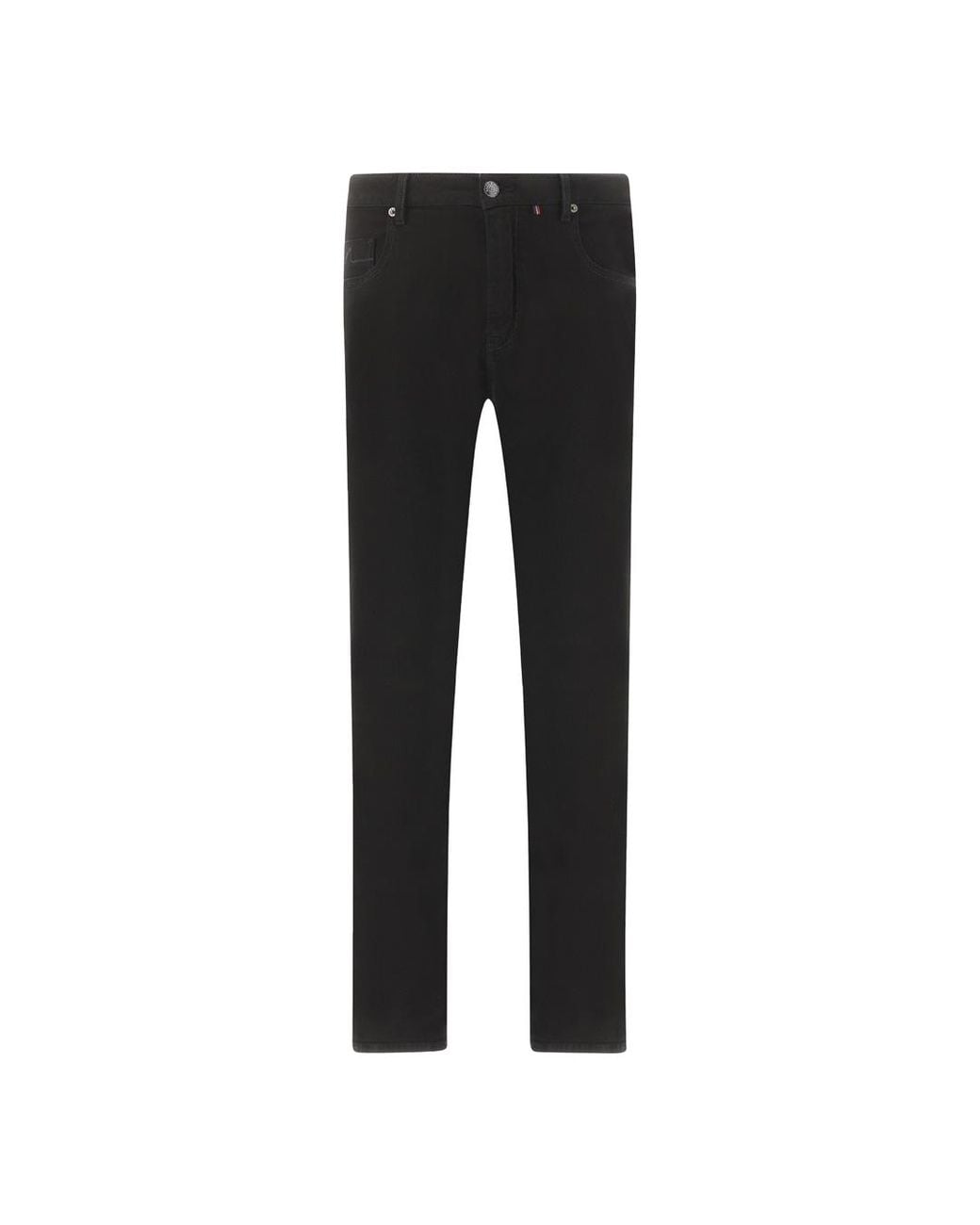 Paul & Shark Black Varese Rivet Jeans for men