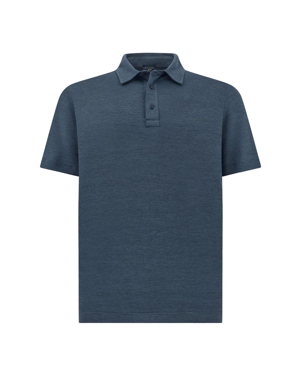 Paul & Shark Blue X-Soft Interlock Cotton Polo Shirt for men