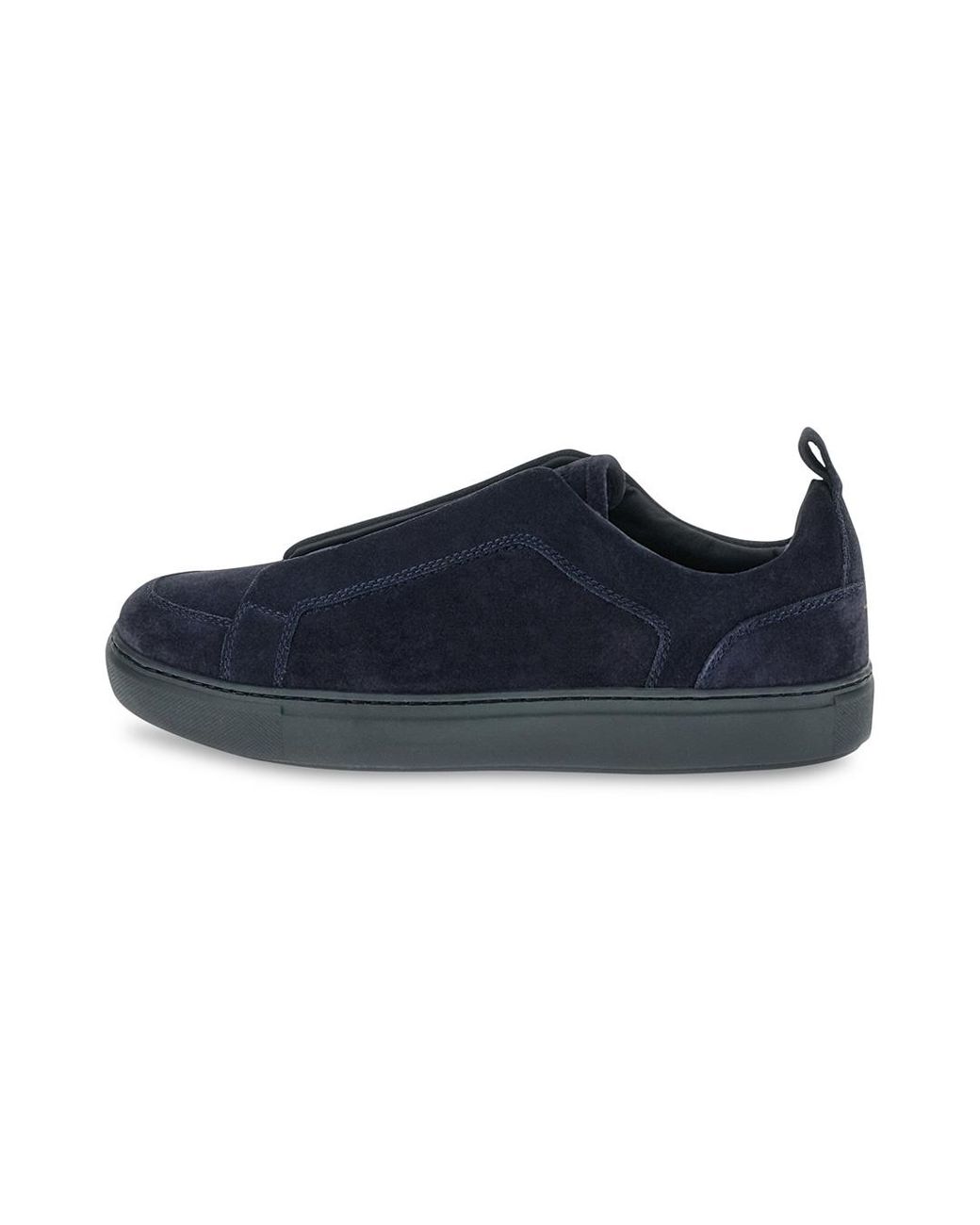 Paul & Shark Blue Suede Slip-On Sneakers for men
