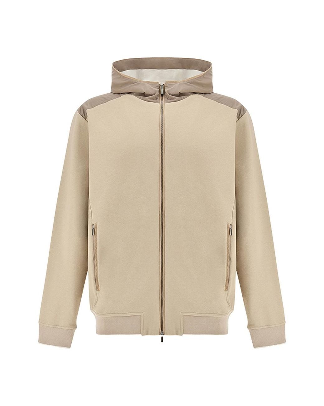 Paul & Shark Natural X‑Soft Zip‑Up Sweatshirt for men