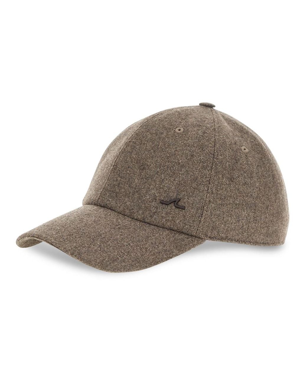 Paul & Shark Brown Wool Blend Baseball Cap for men