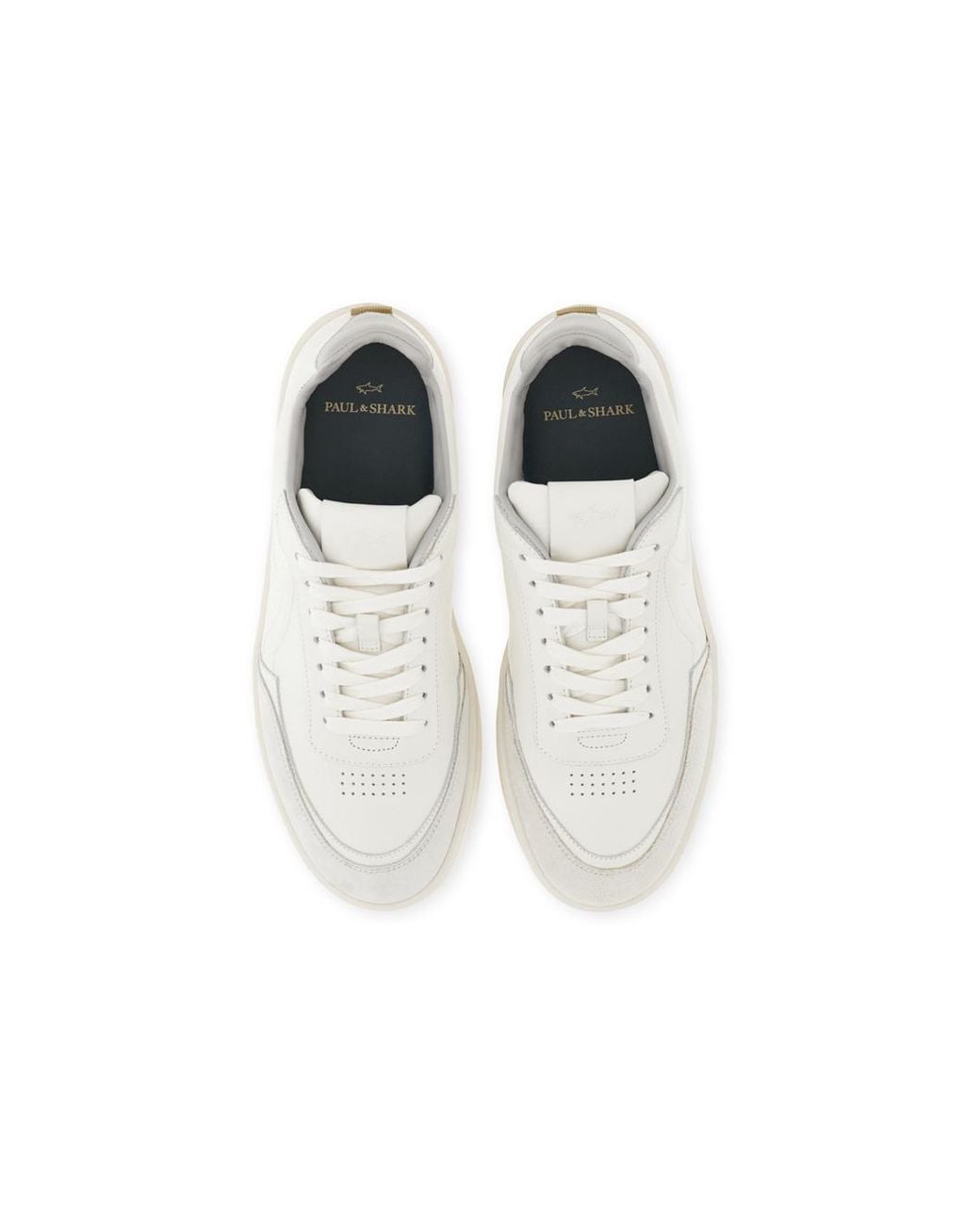 Paul & Shark White Club Riviera Sneakers for men