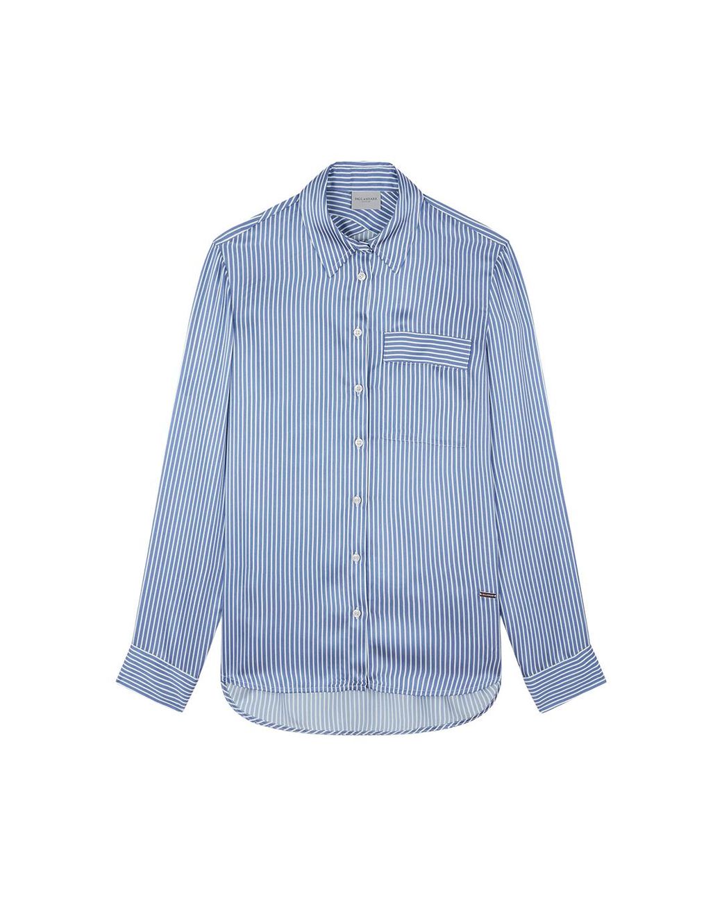 Paul & Shark Blue Silk Shirt