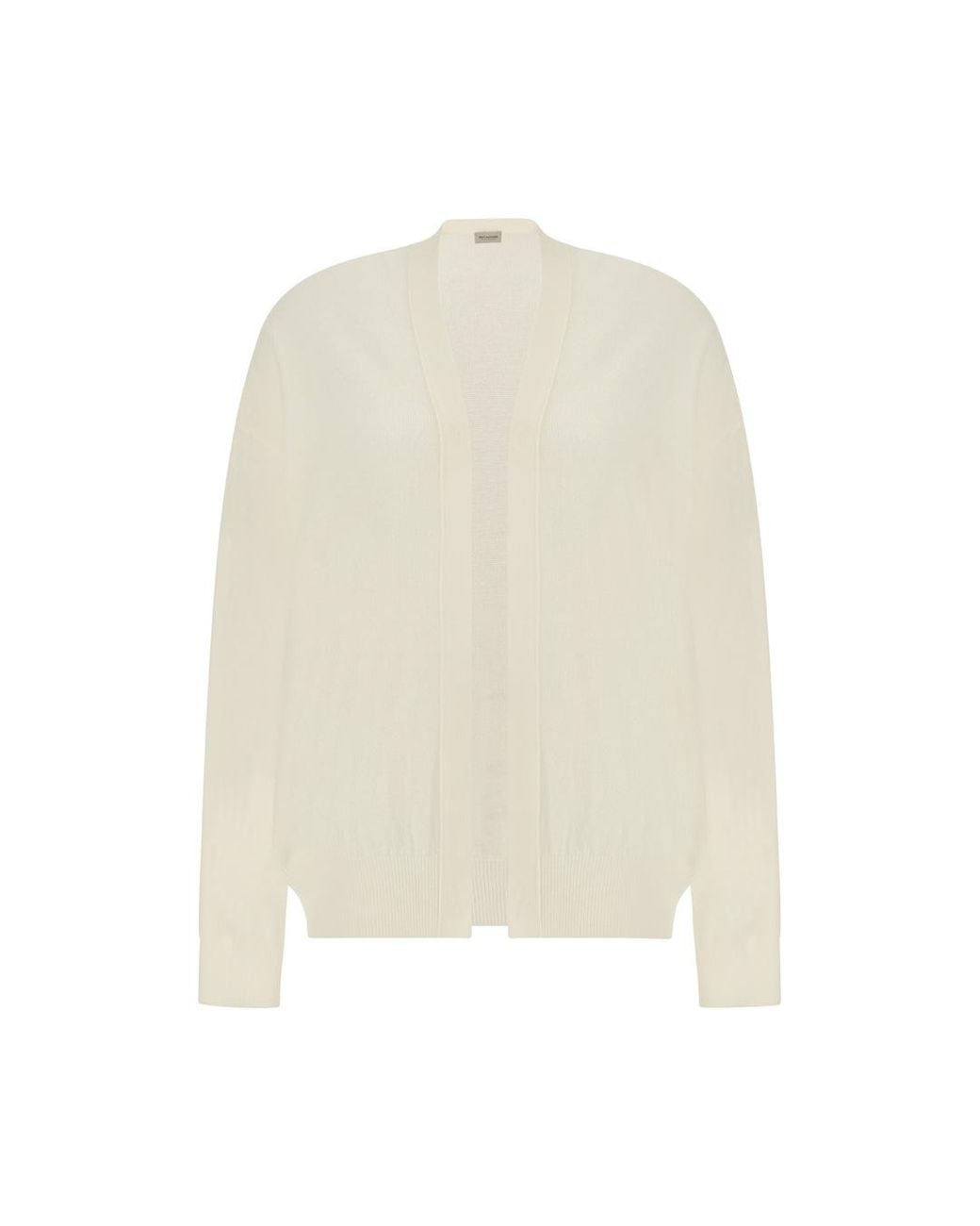 Paul & Shark White Wool And Cashmere Cardigan