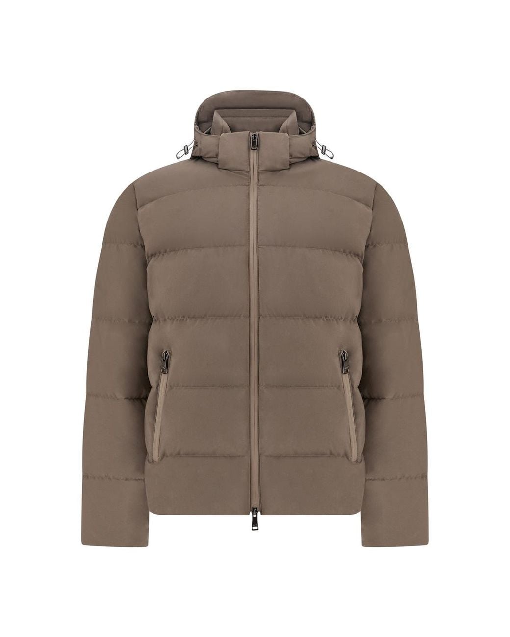 Paul & Shark Brown Typhoon Platinum Down Jacket for men