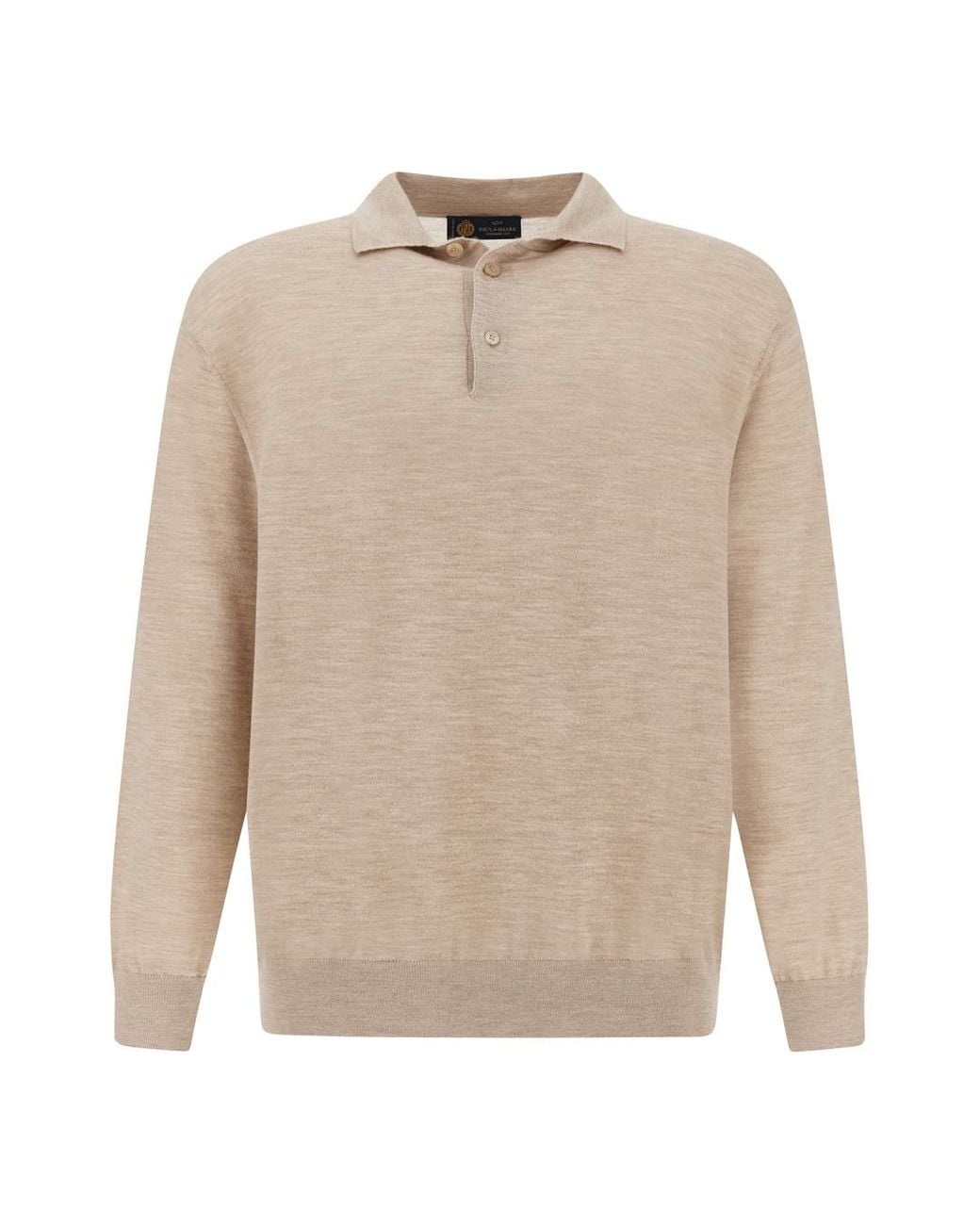 Paul & Shark Natural Cashmere And Silk Polo Shirt for men