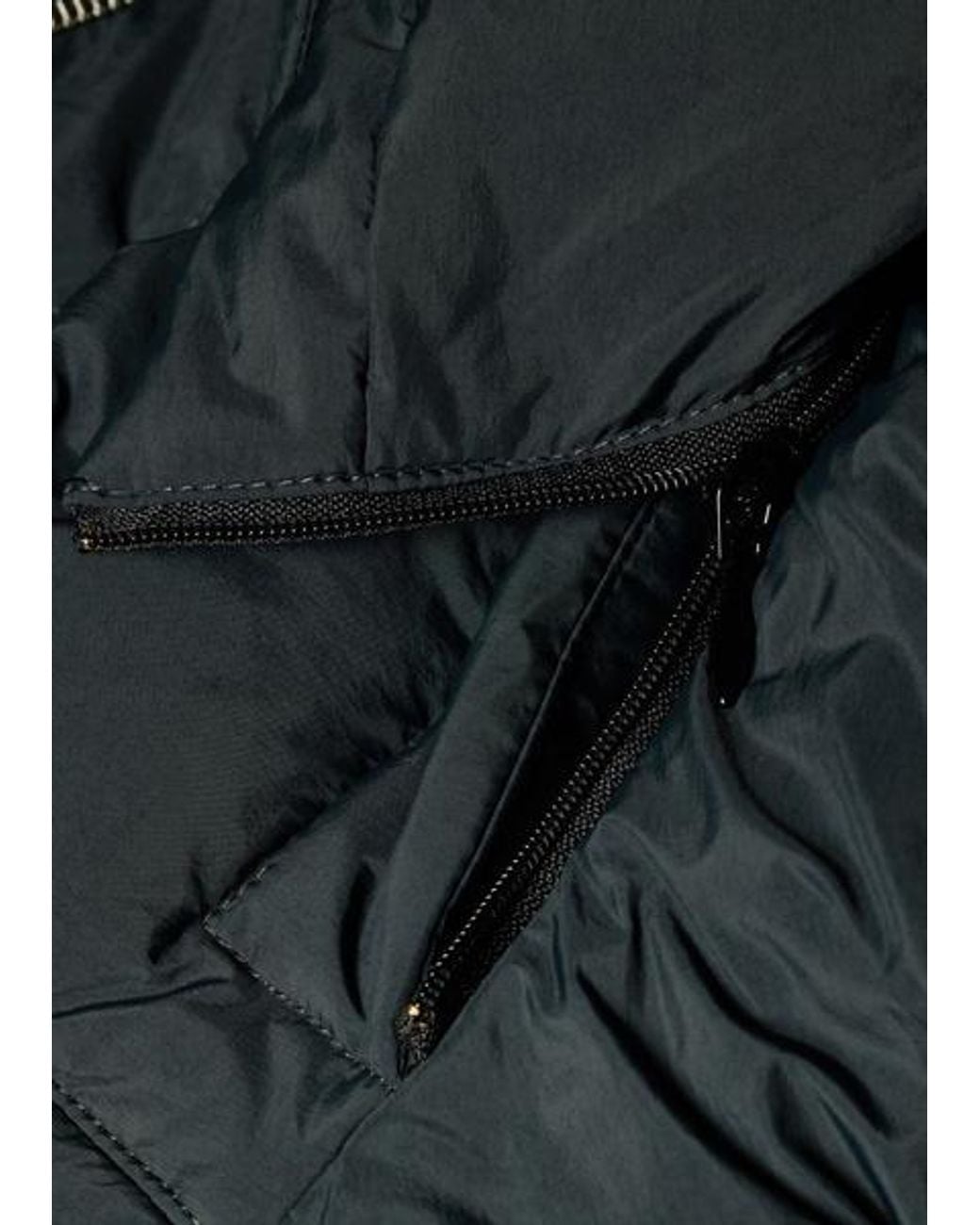 Paul Smith Blue Water Repellent Mid-Length Down Coat for men