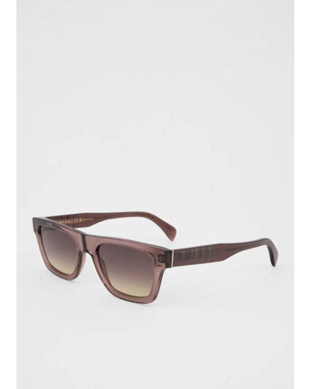 Paul Smith Gray Transparent 'Morrel' Sunglasses