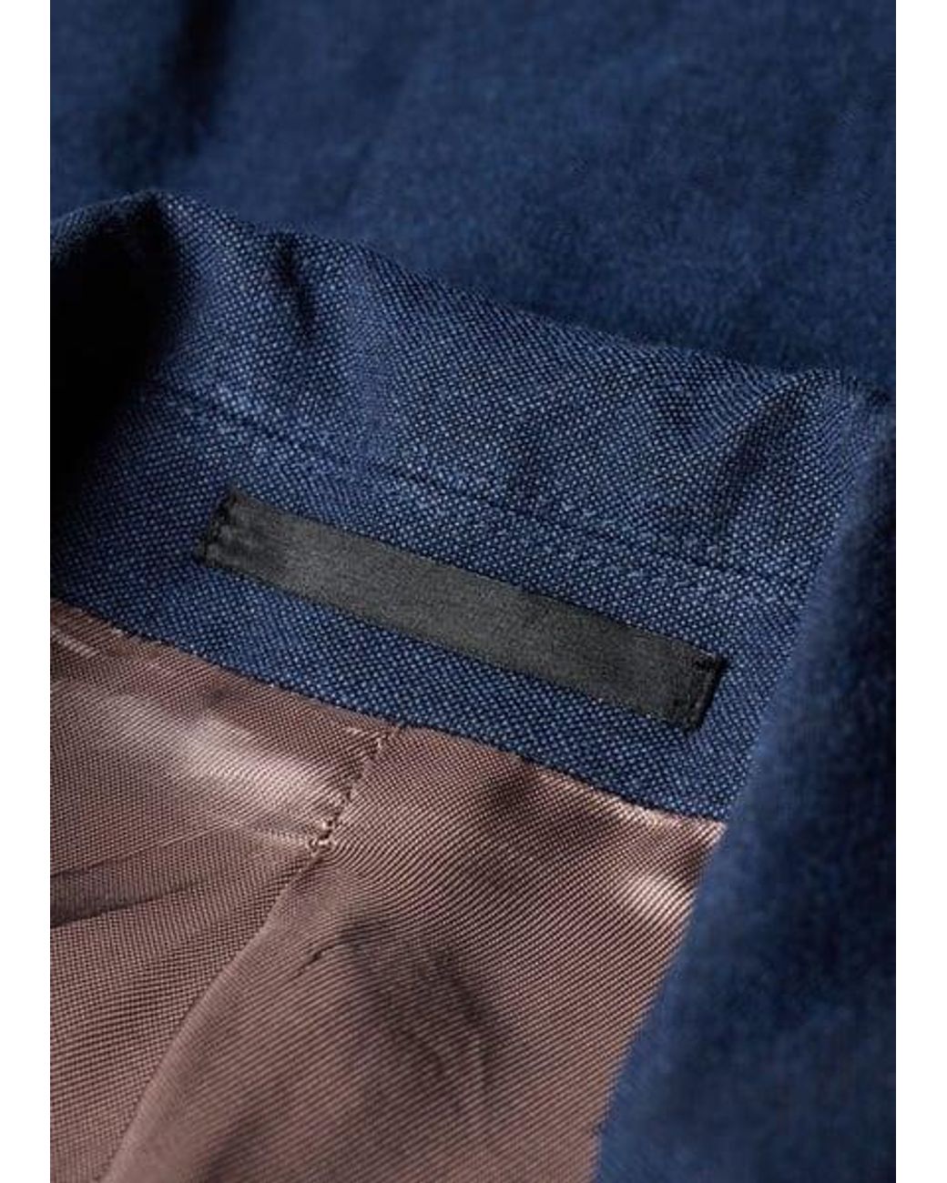 Paul Smith Blue Linen-Cotton Buggy-Lined Blazer for men