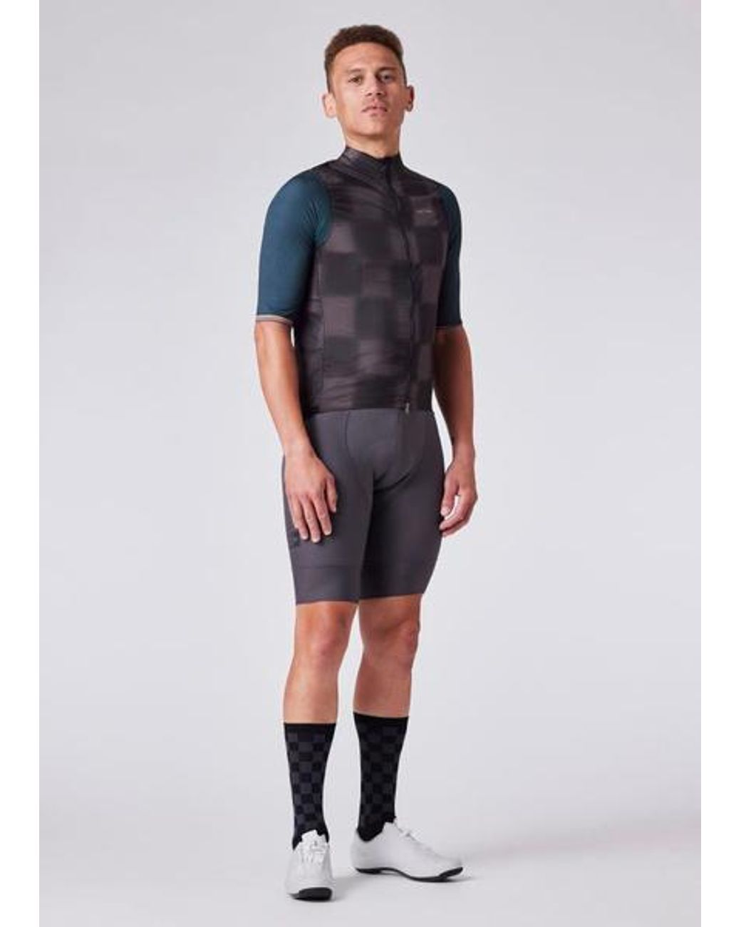 Paul Smith Blue Packable Cycling Gilet for men