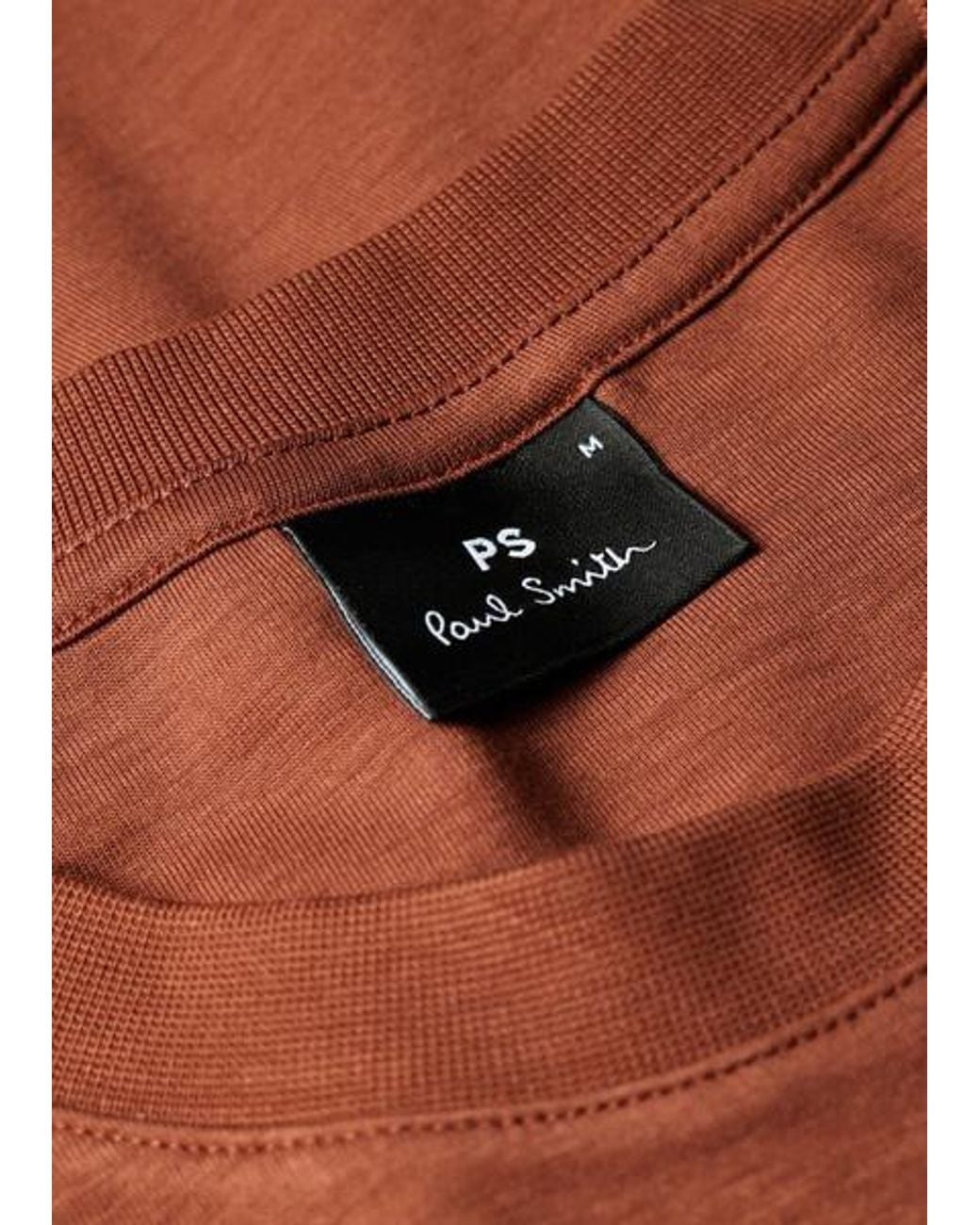 Paul Smith Brown Happy Logo T-Shirt for men