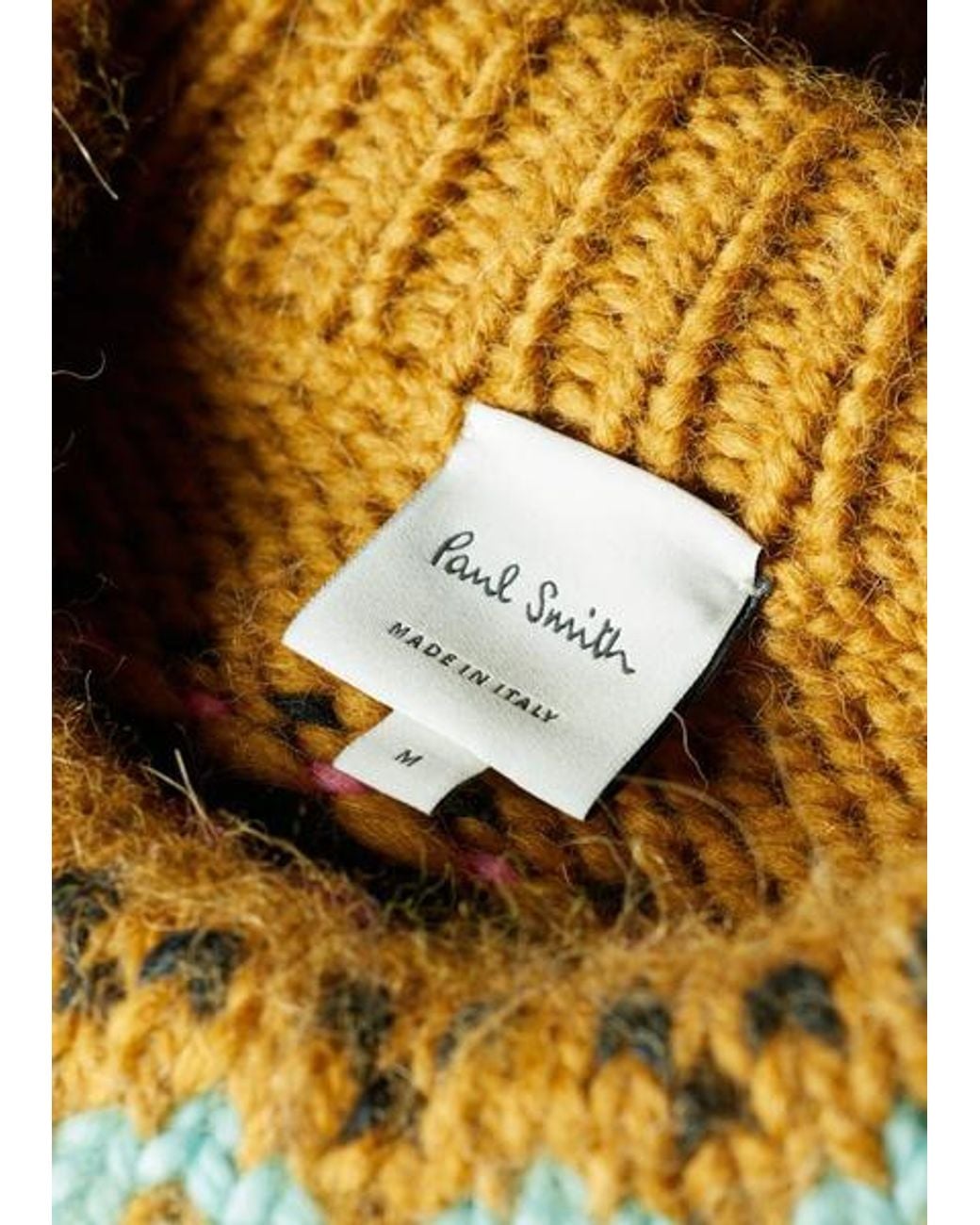 Paul Smith Metallic Fair Isle Wool-Alpaca Sweater