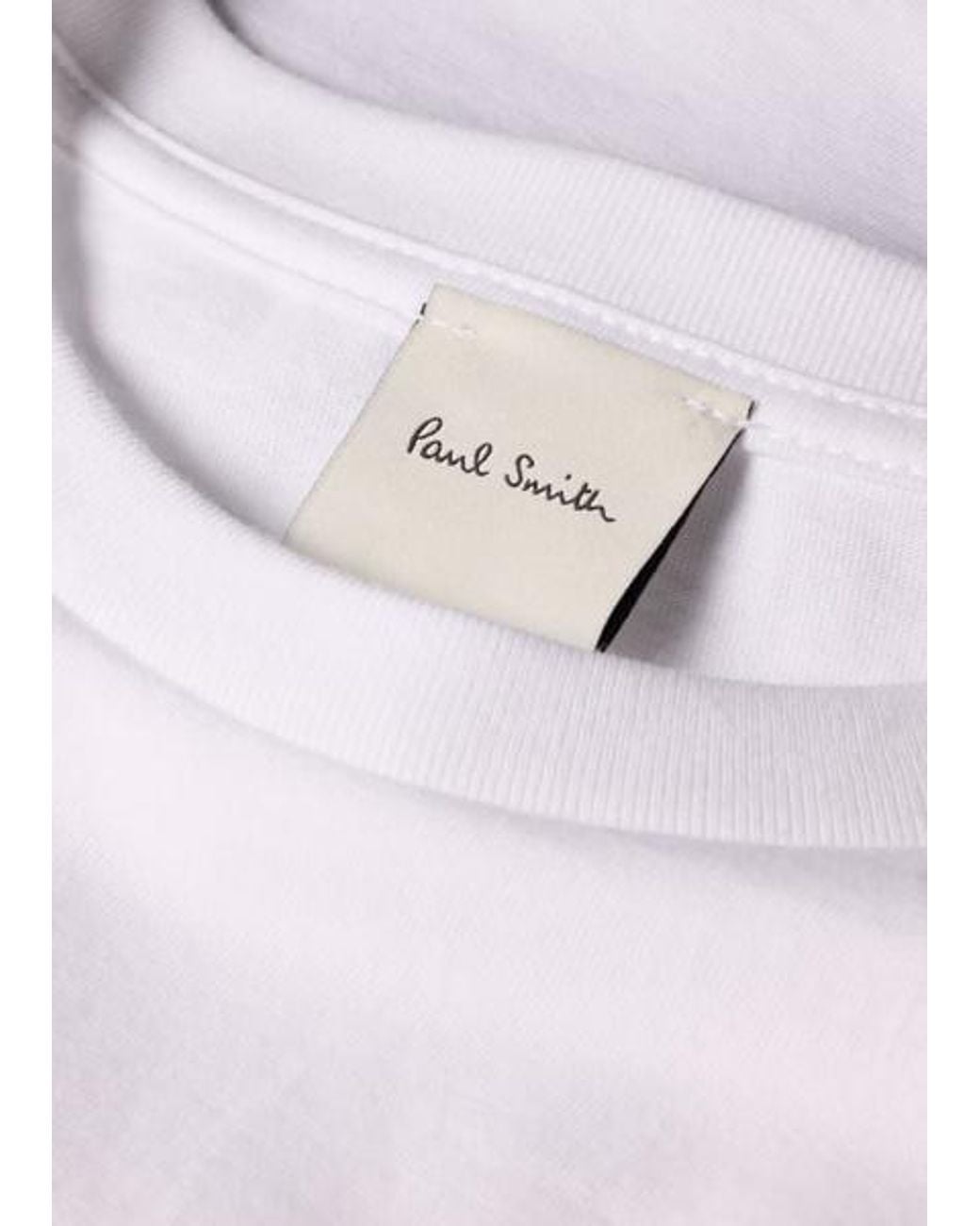 Paul Smith Gray Cotton 'Flowers' T-Shirt
