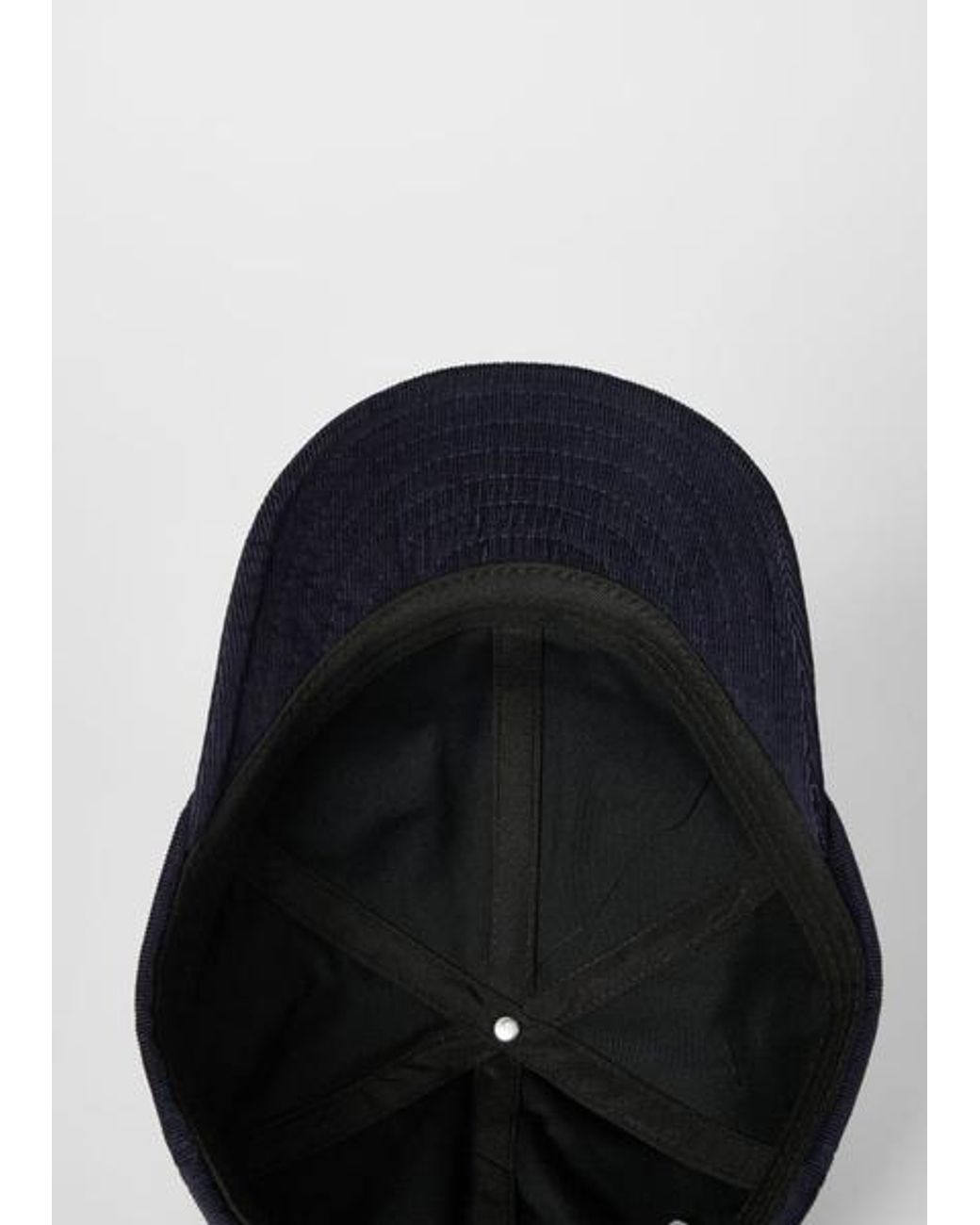 Paul Smith Blue 'Book Club' Corduroy Cap for men