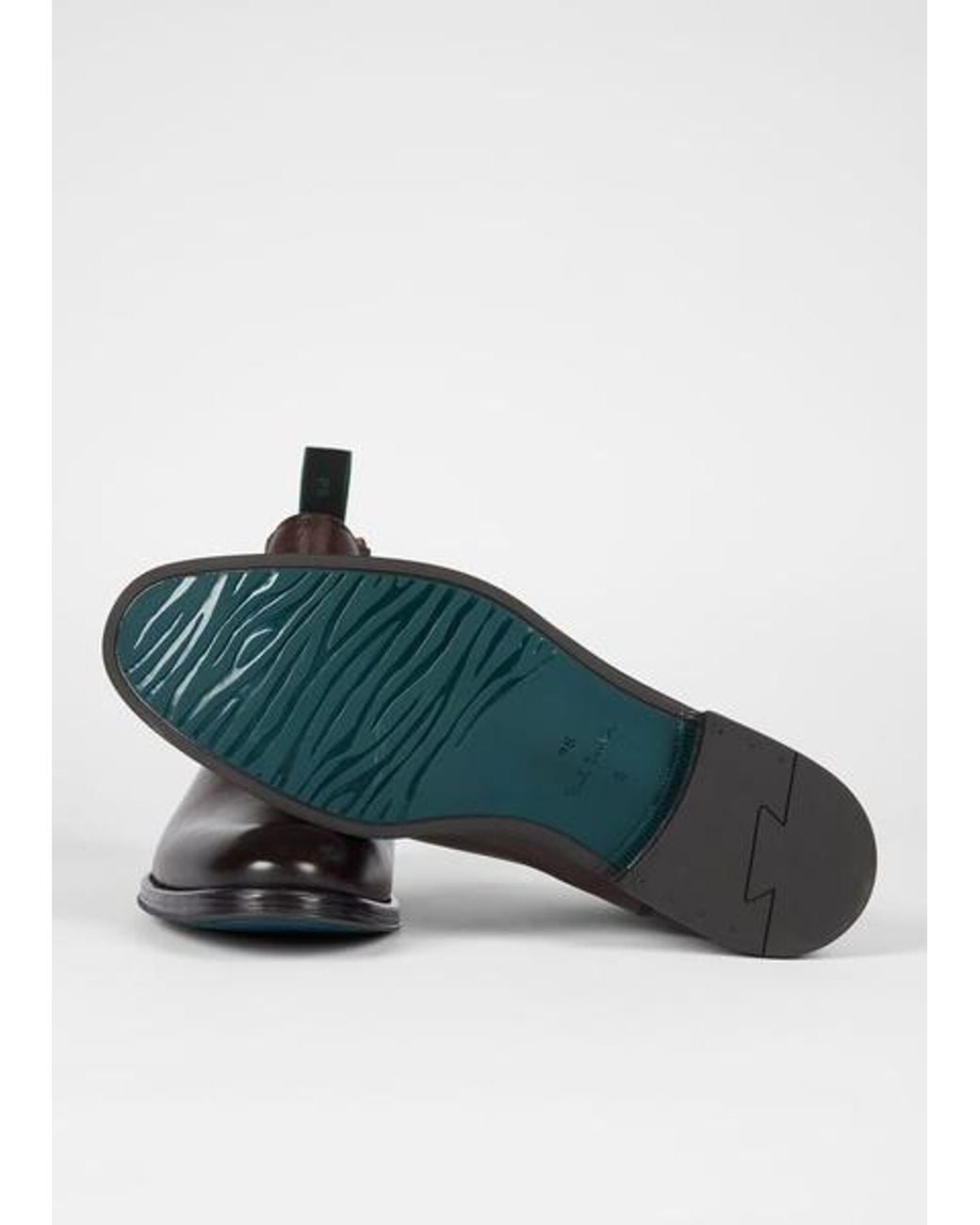 Paul Smith Brown Leather 'Augustus' Boots for men