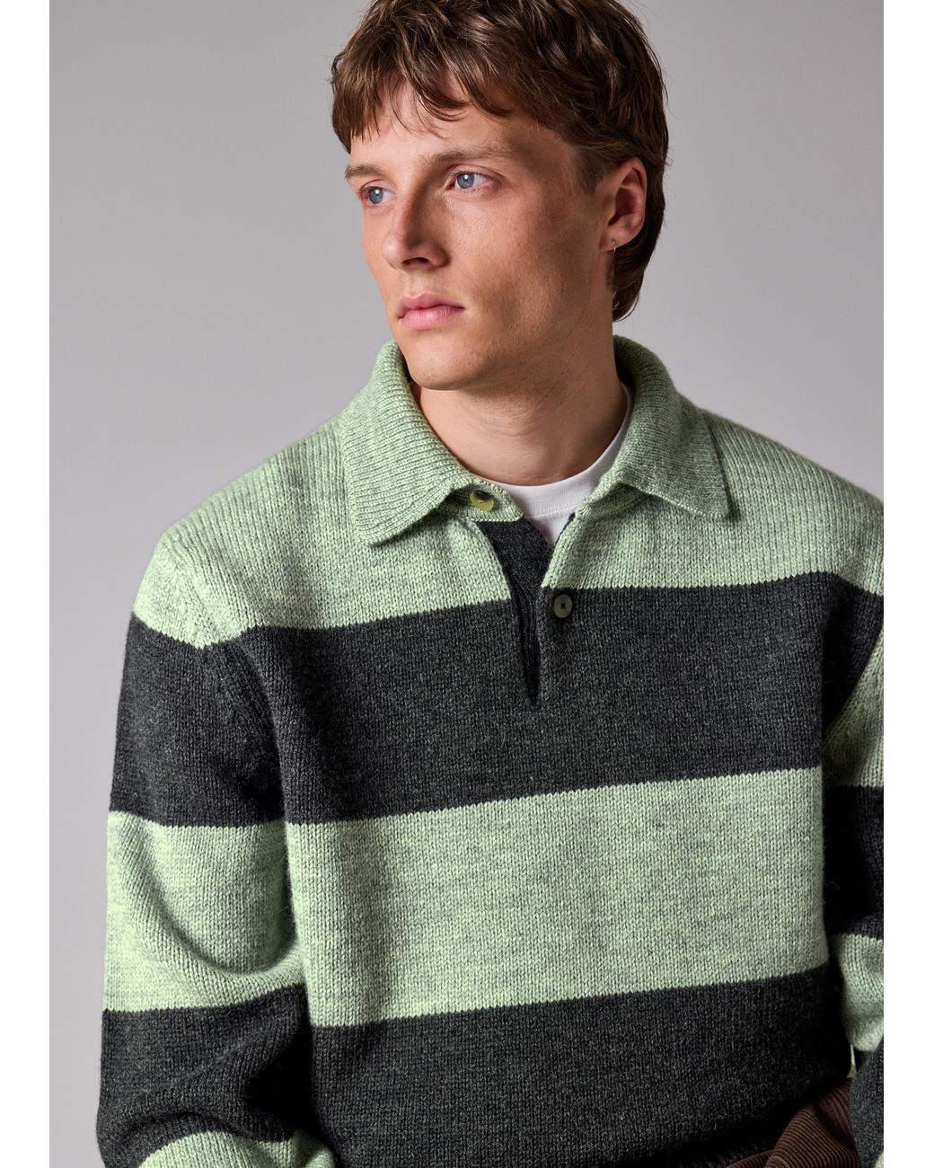 Paul Smith Green V-Neck Knitwear for men