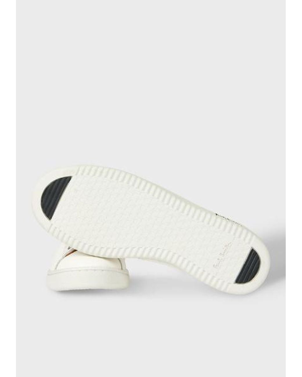 Paul Smith White 'Dusky Swirl' Trim 'Miyata' Trainers