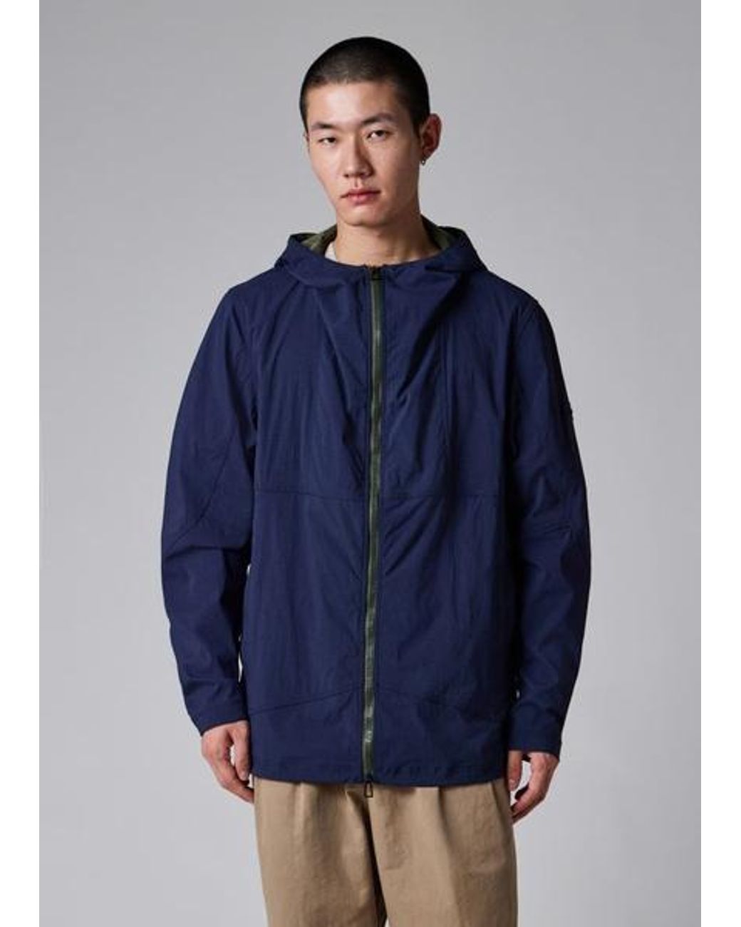 Paul Smith Blue Packable Showerproof Ripstop Jacket for men