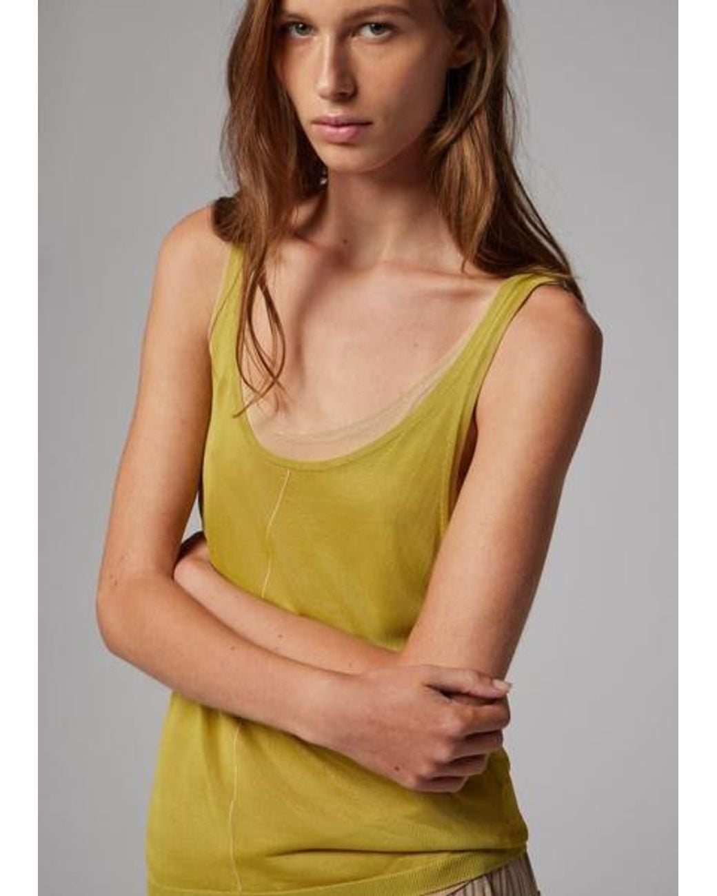 Paul Smith Green Double Layer Knitted Vest
