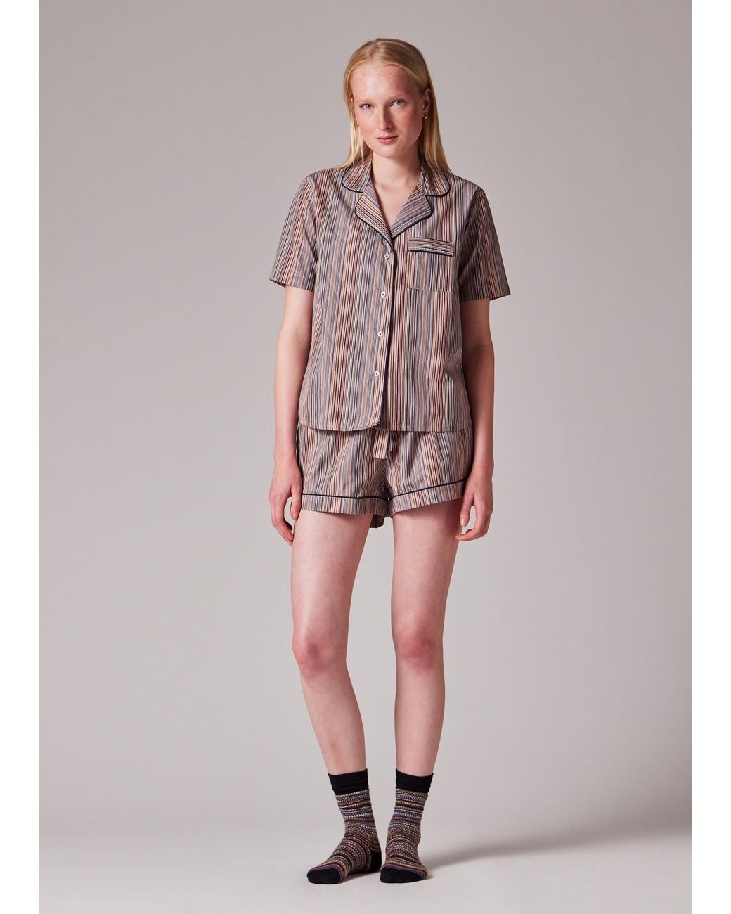 Paul Smith Multicolor 'Signature Stripe' Short Pyjama Set