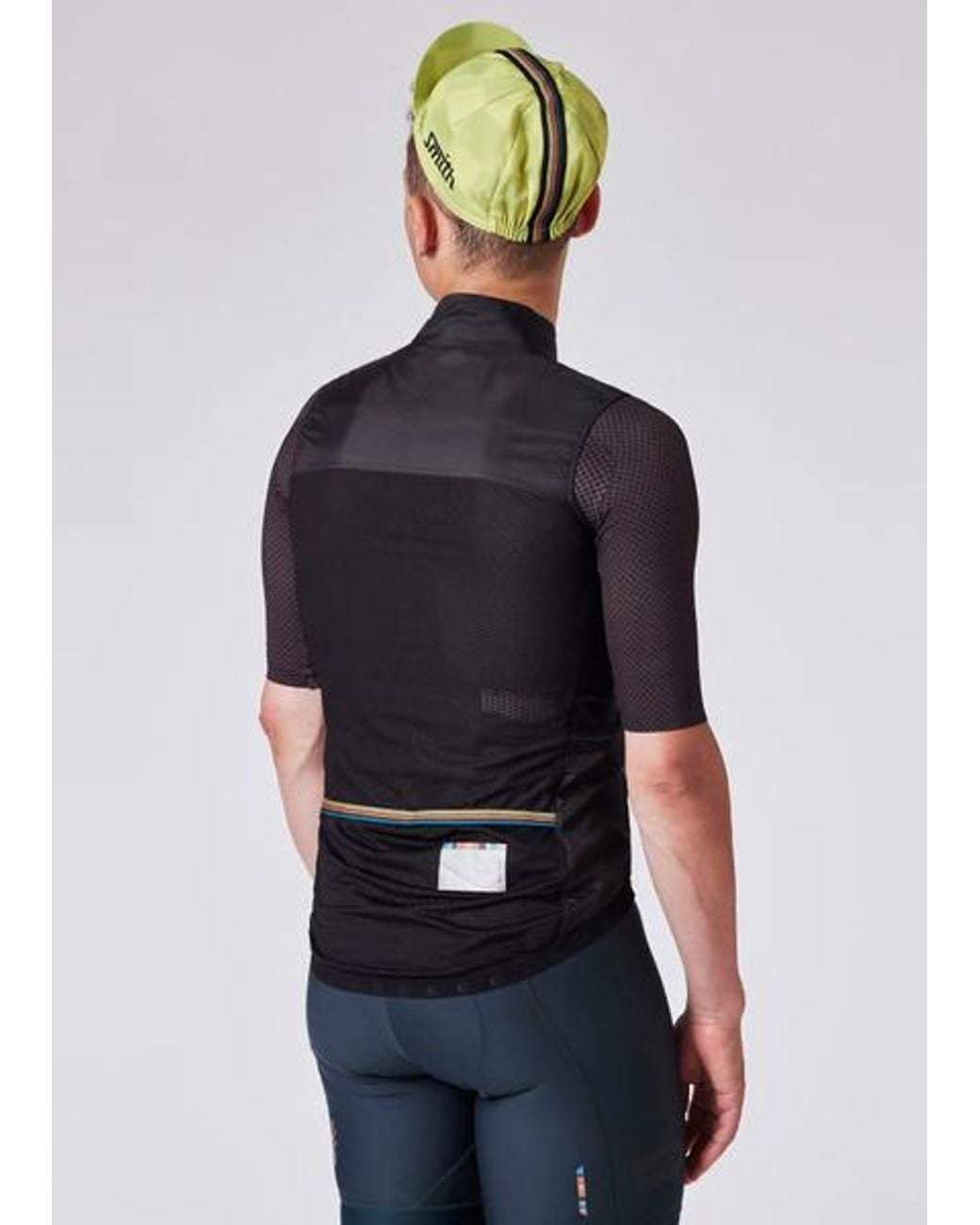 Paul Smith Blue Packable Cycling Gilet for men