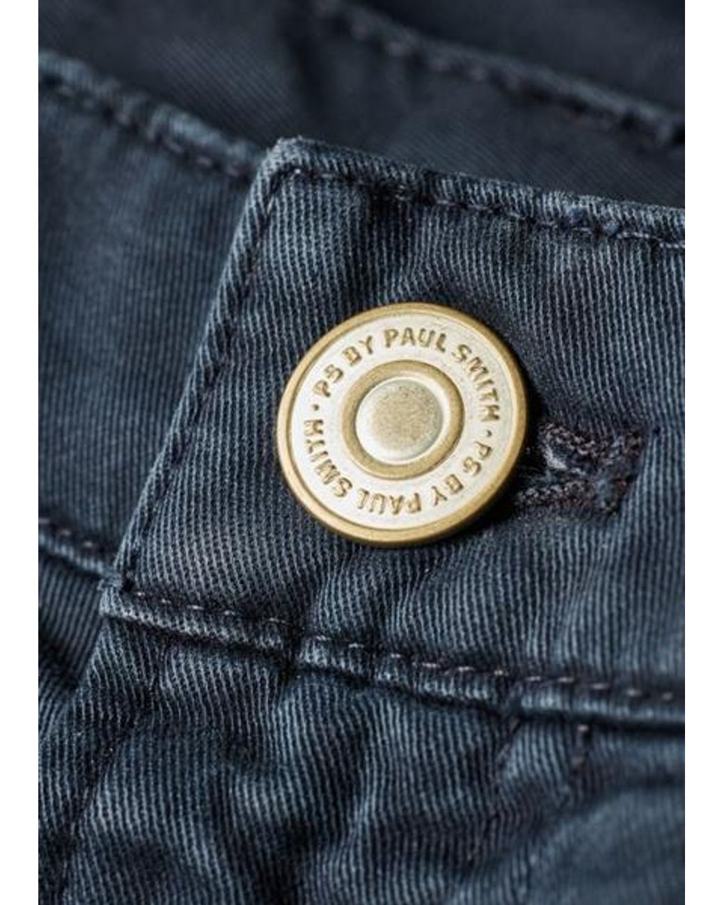 Paul Smith Blue Relaxed Tapered-Fit Cotton-Twill Trousers for men