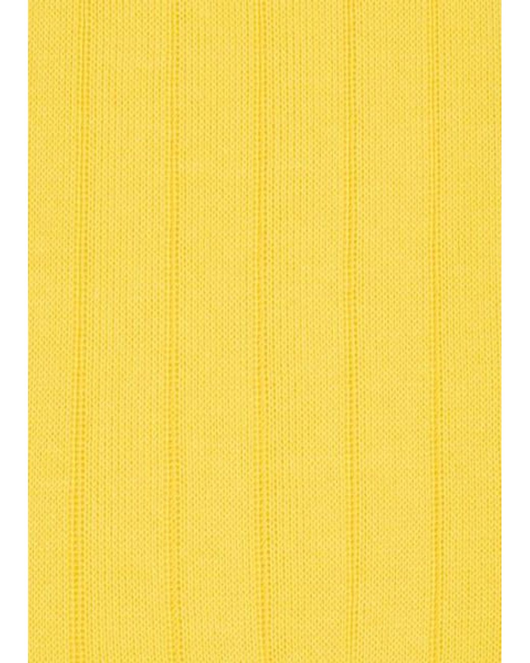 Paul Smith Yellow Ribbed Cotton-Blend Socks for men