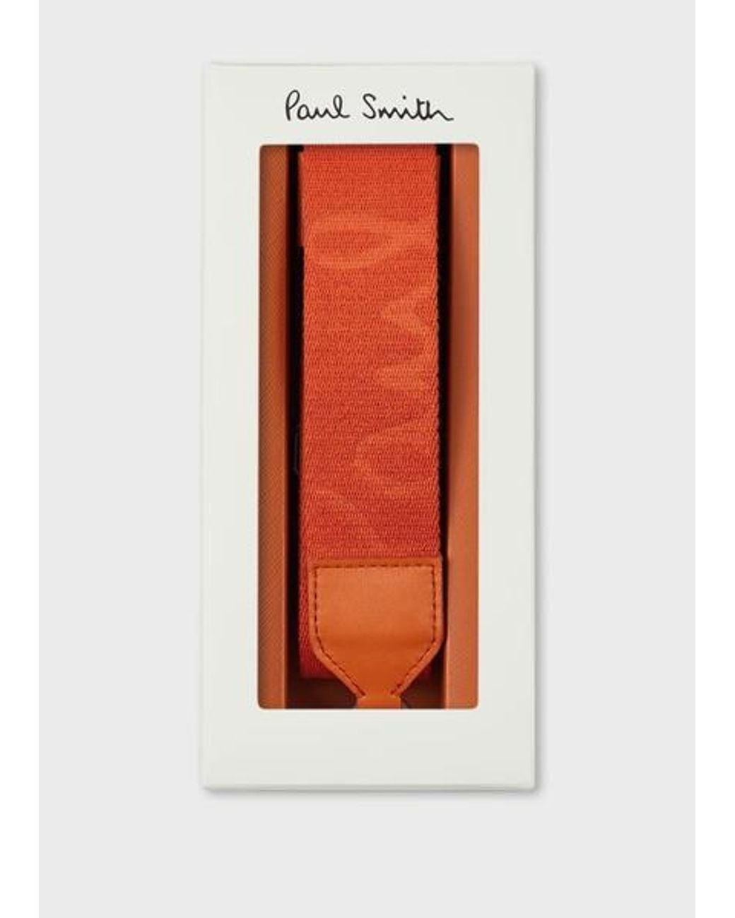 Paul Smith Orange Bag Strap for men