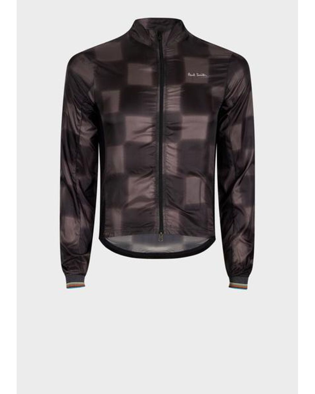 Paul Smith Gray Packable Cycling Wind Jacket for men