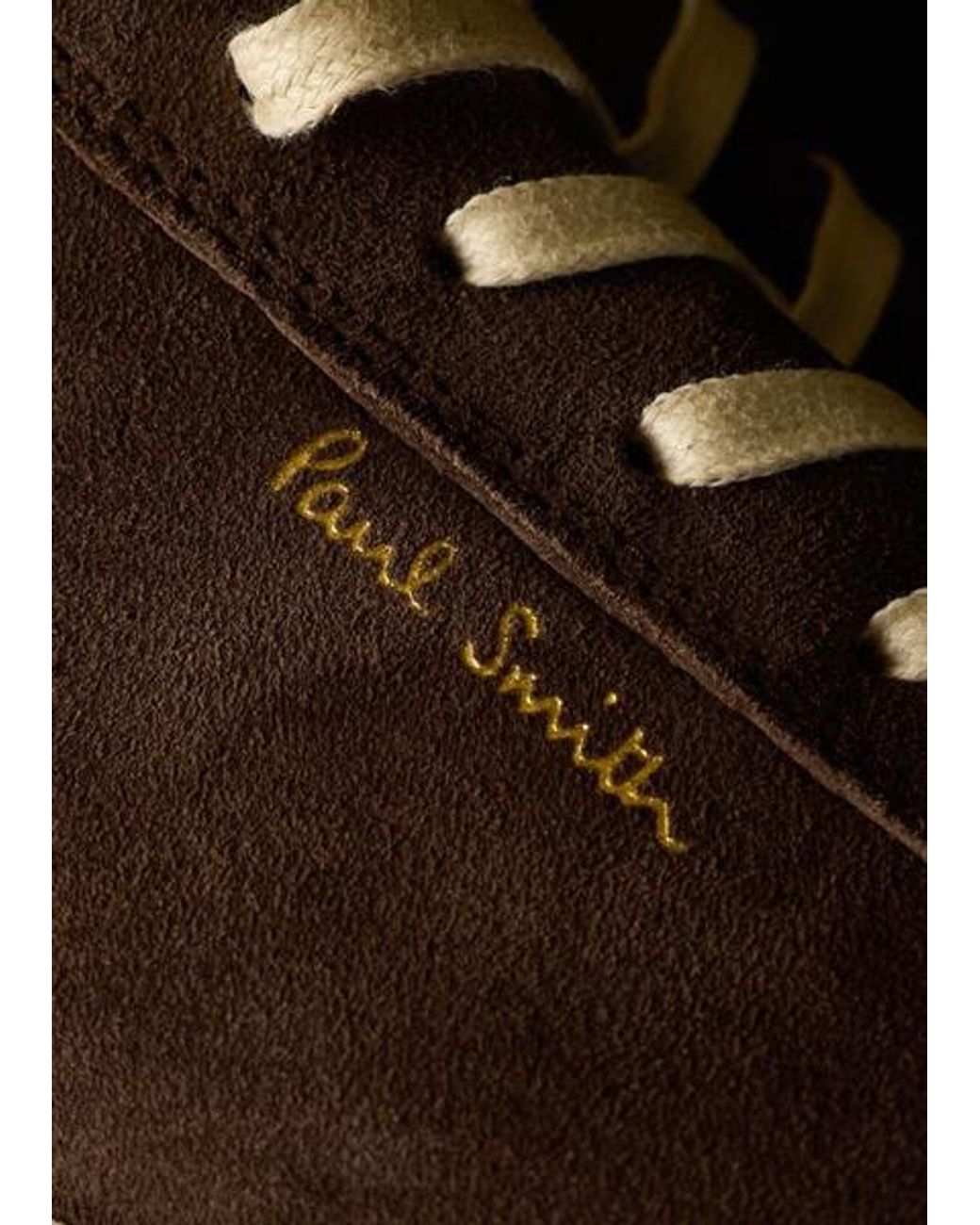 Paul Smith Brown Dark Taupe Suede 'Tripp' Trainers for men