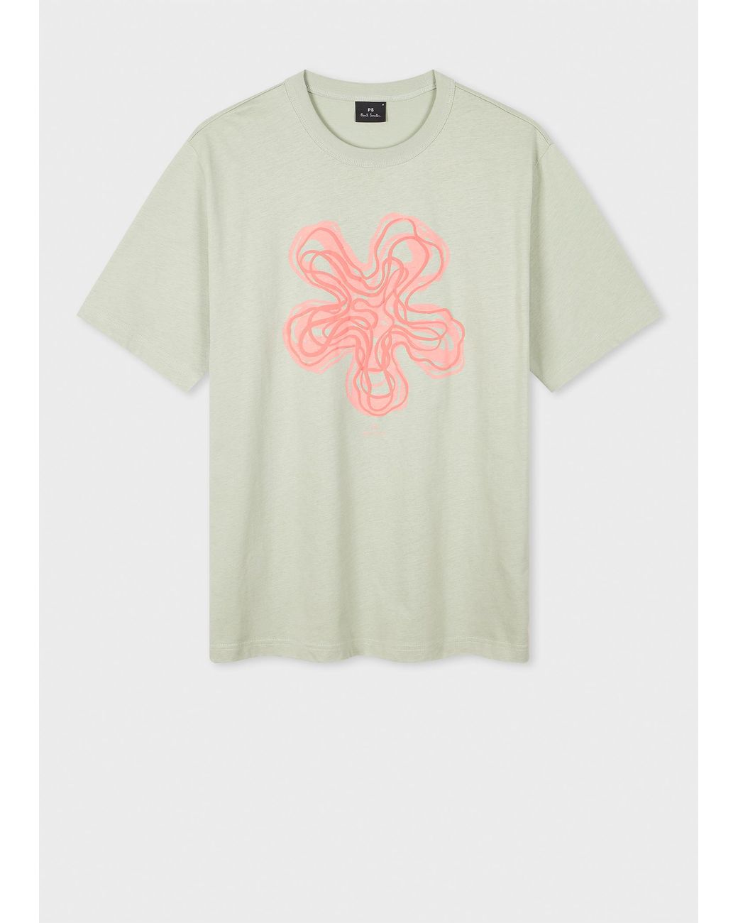 Paul Smith Green Organic Cotton 'Yukka' T-Shirt for men