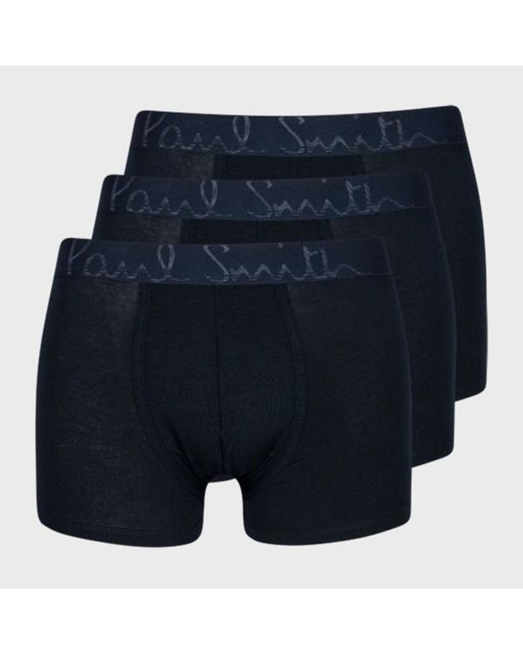 Paul Smith Blue Comfort Boxer Briefs Three Pack for men