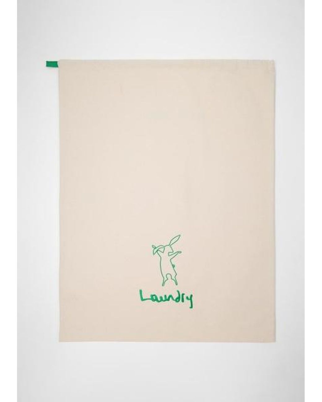 Paul Smith White Ecru Cotton Laundry Bag