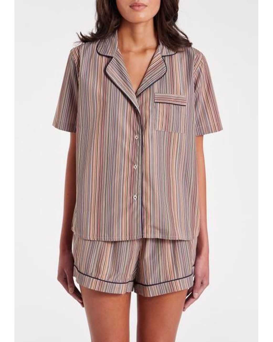 Paul Smith Multicolor 'Signature Stripe' Short Pyjama Set