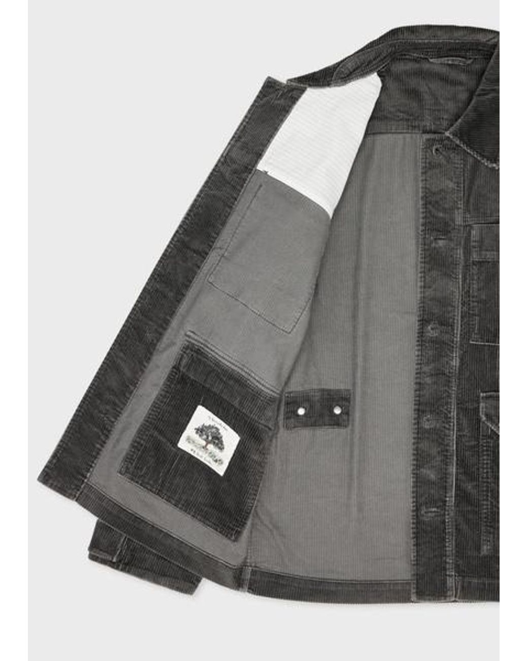 Paul Smith Black Corduroy Utility Jacket for men