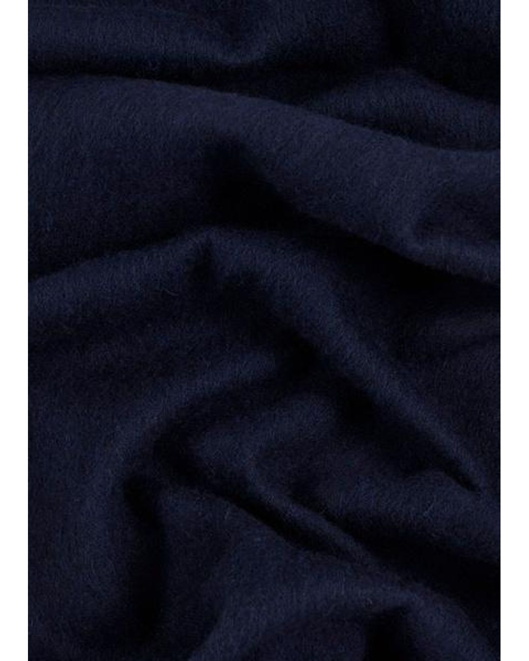 Paul Smith Blue Lambswool Zebra Scarf