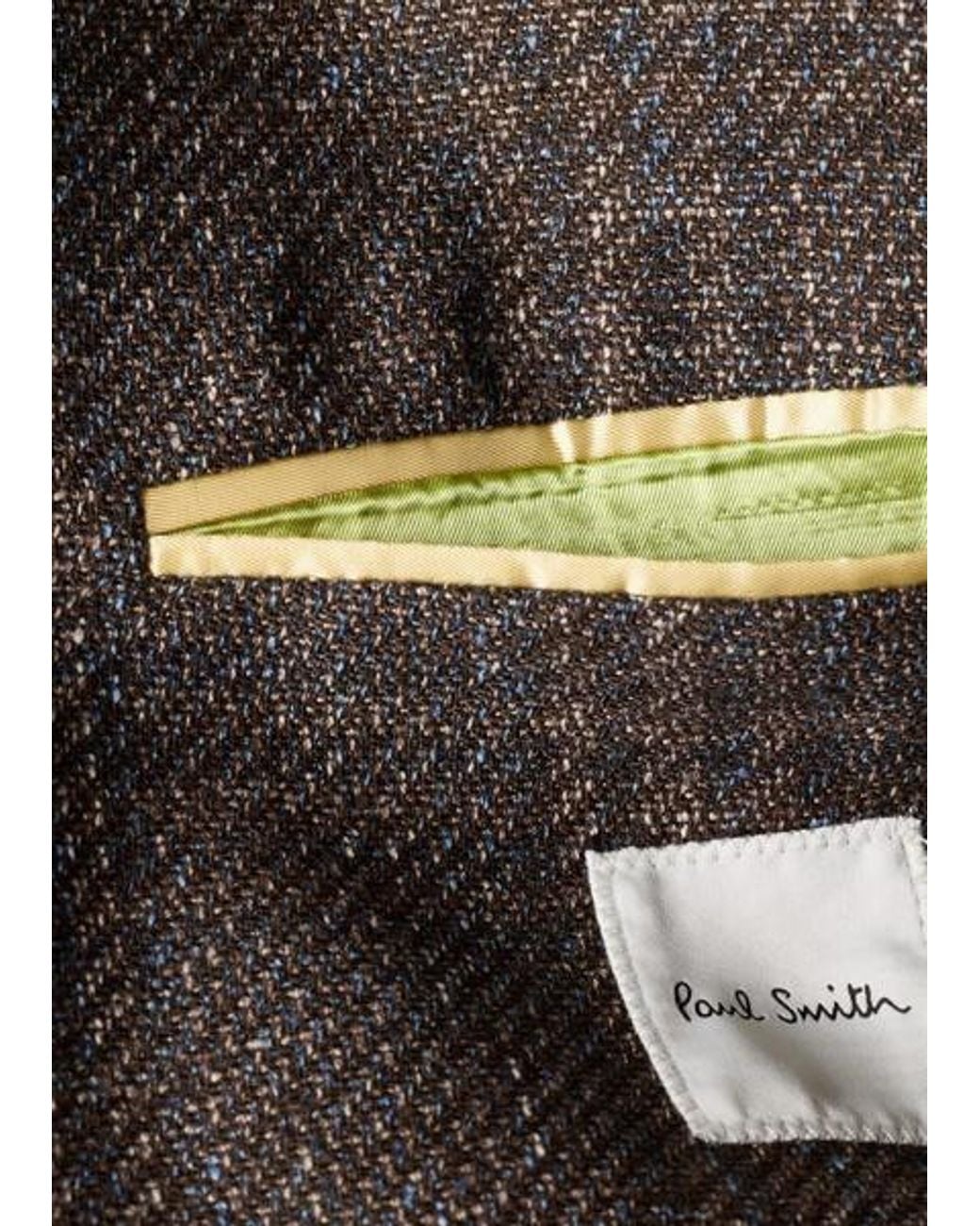 Paul Smith Gray Check Wool Patch-Pocket Buggy-Lined Blazer for men