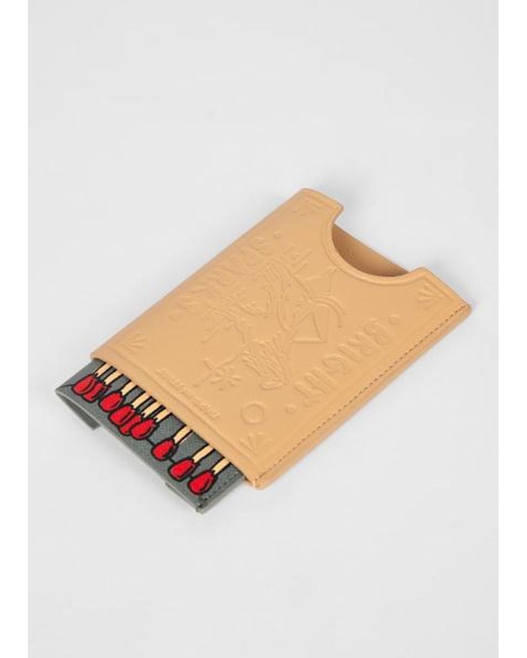 Paul Smith White Leather 'Match Box' Card Holder