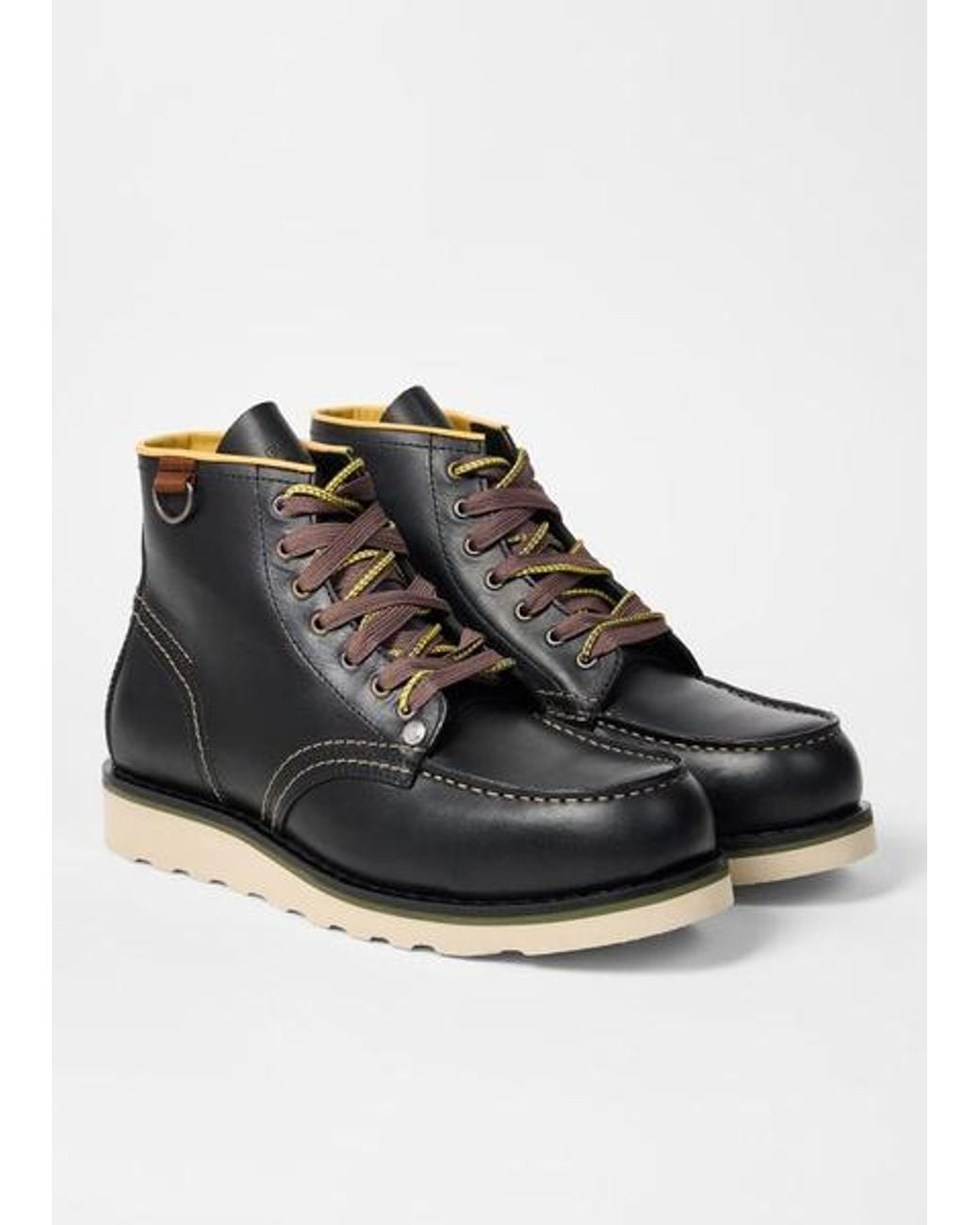 Paul Smith Black Leather 'Rook' Boots for men