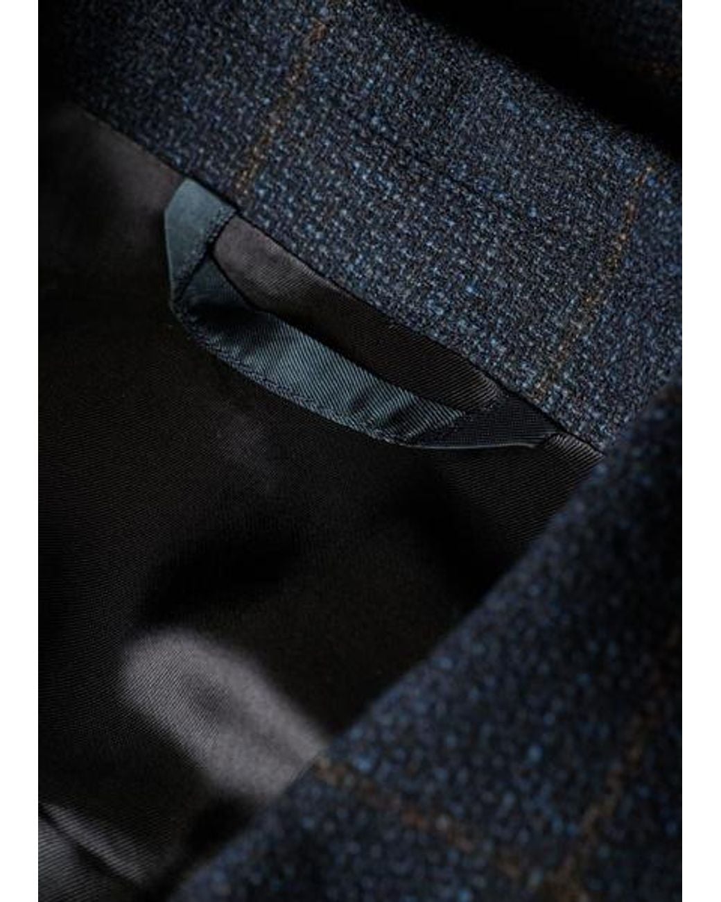 Paul Smith Blue Check Wool-Blend Overshirt for men