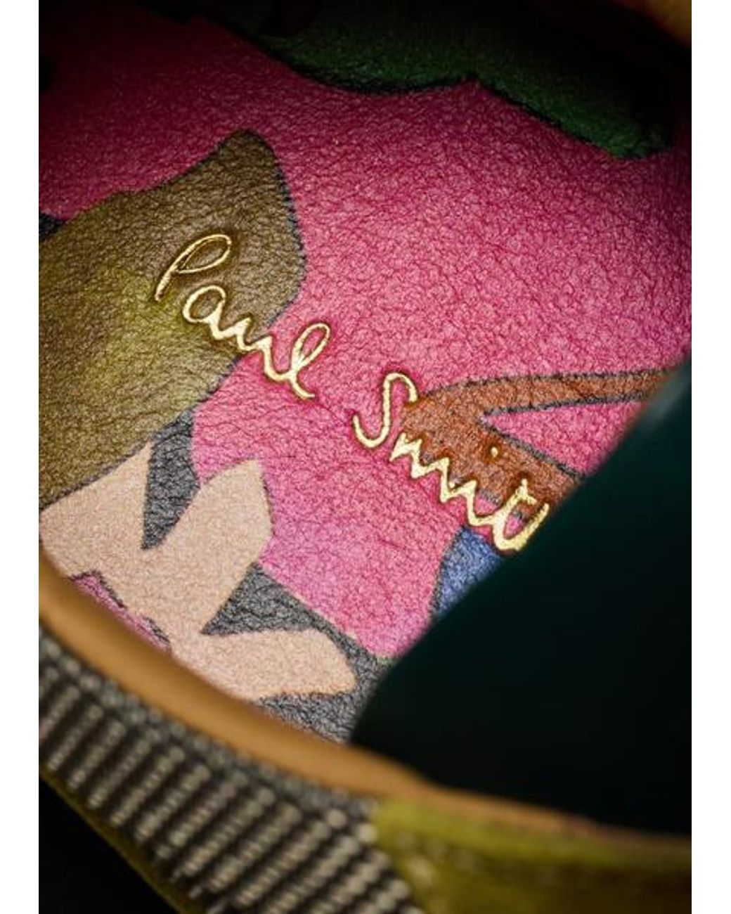 Paul Smith Gray Lime 'Marini' Trainers for men